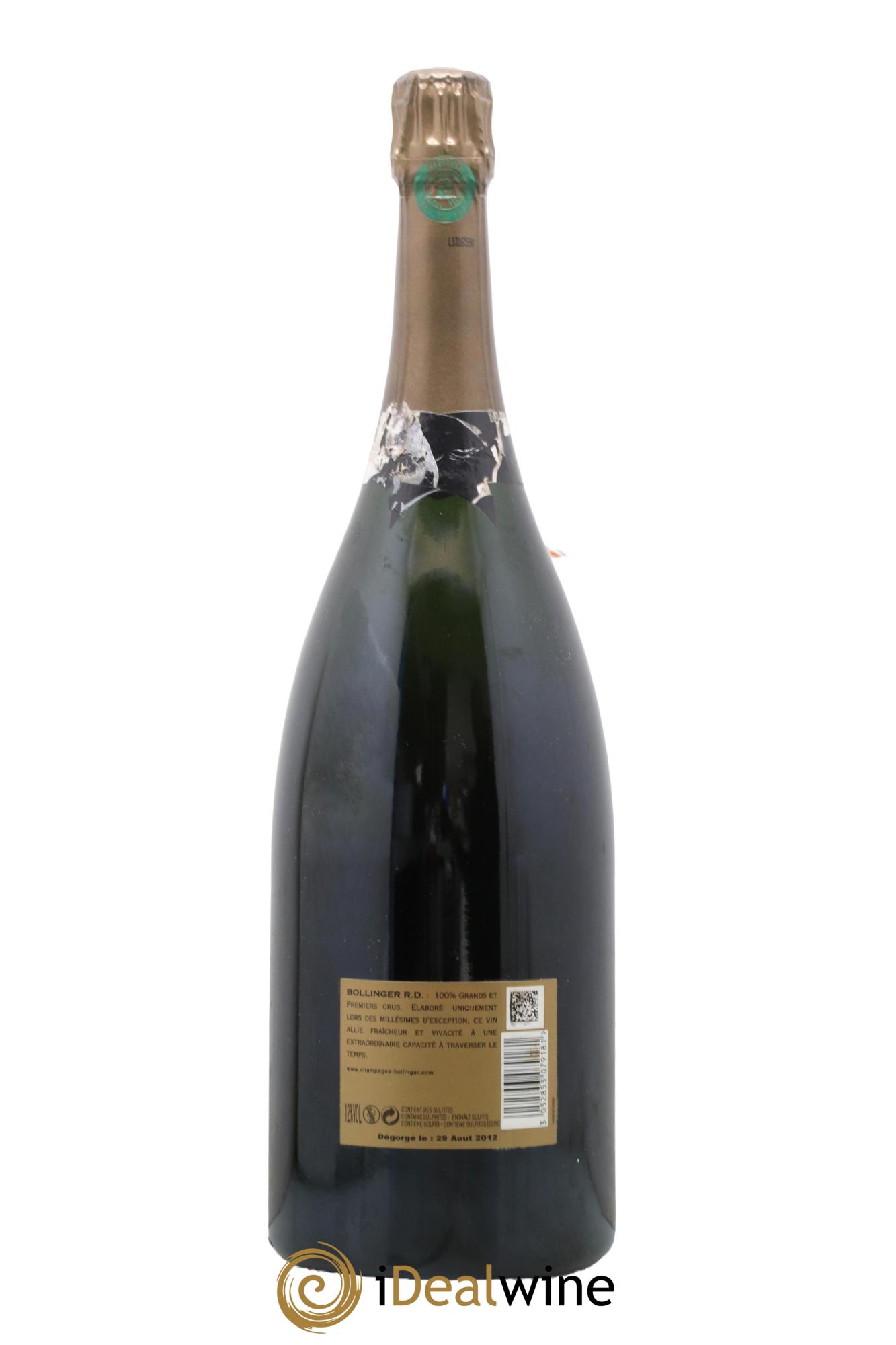 R.D. Extra Brut Bollinger 1999 - Lot de 1 magnum - 1