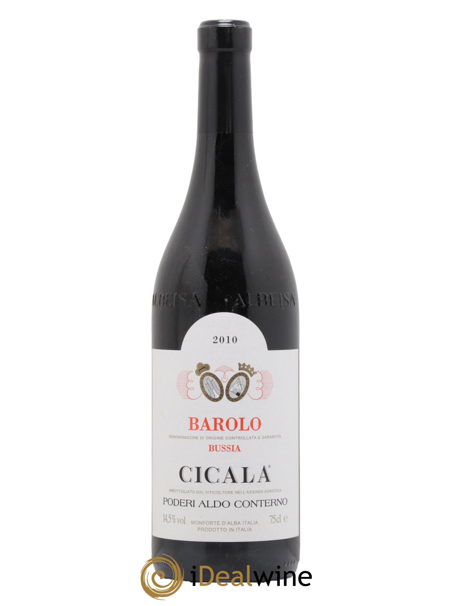 Barolo DOCG Bussia Cicala Aldo Conterno 2010 - Lot de 1 bouteille - 0