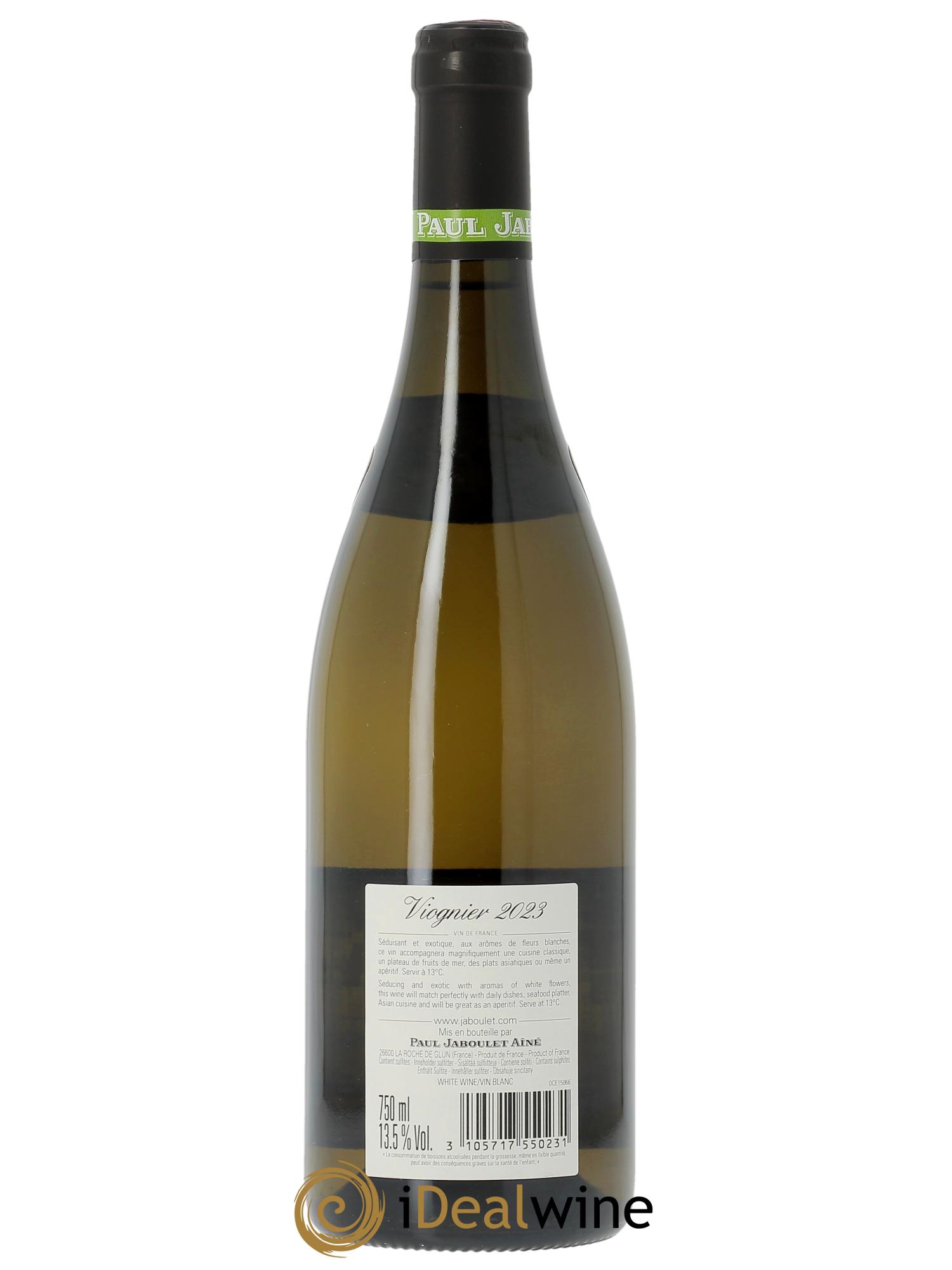 Vin de France Secret de Famille - Viognier Paul Jaboulet Ainé   2023 - Lot de 1 bouteille - 1