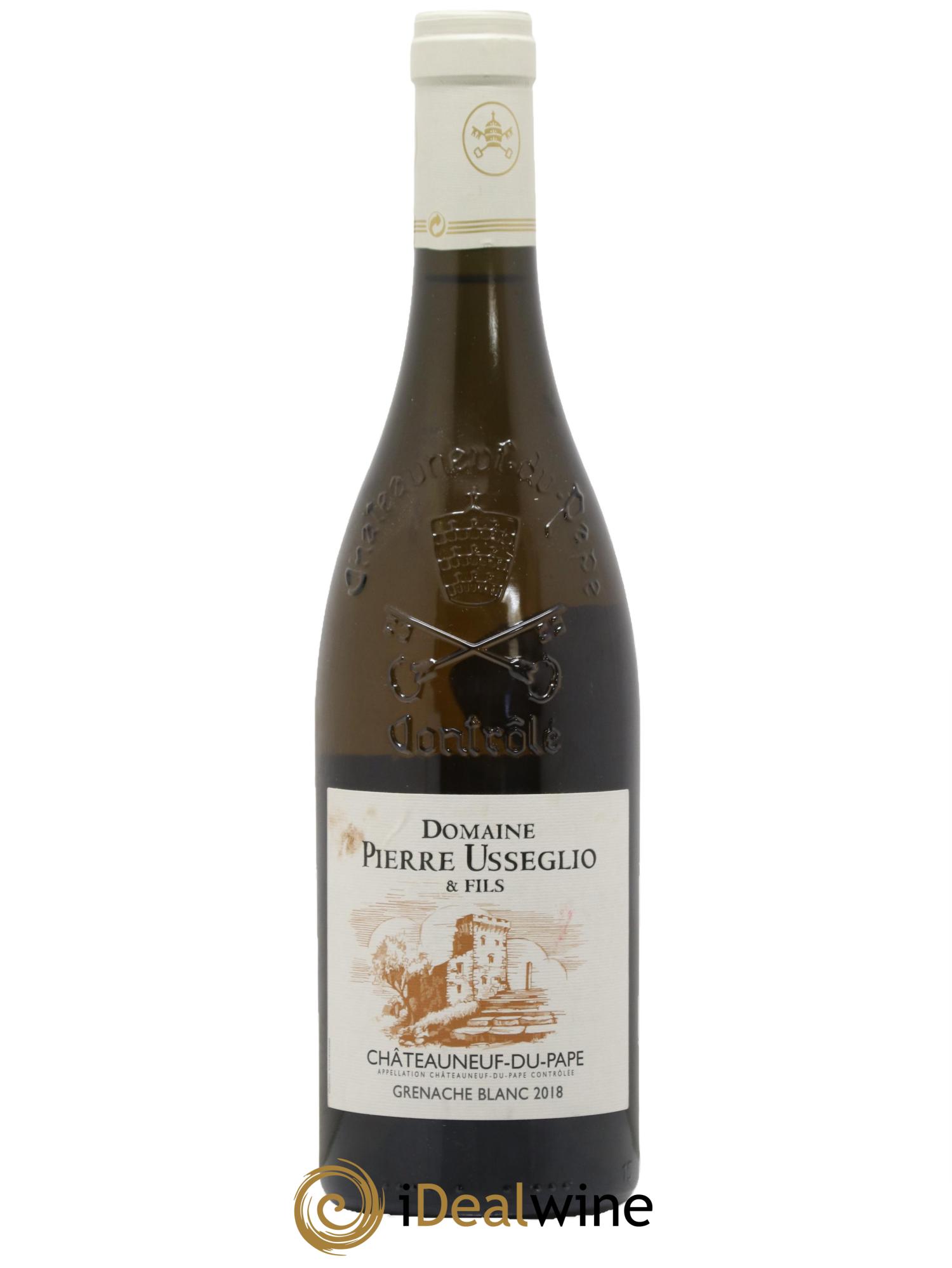 Châteauneuf-du-Pape Grenache Blanc Pierre Usseglio 2018 - Lot de 1 bouteille - 0