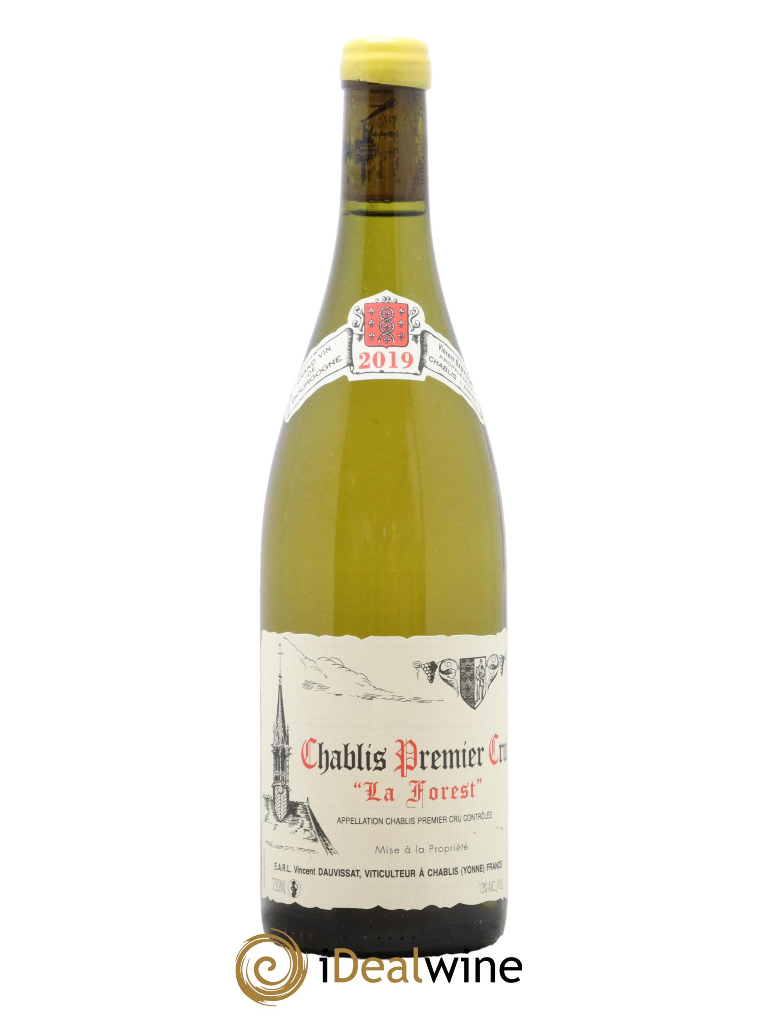 Chablis 1er Cru La Forest Vincent Dauvissat (Domaine) 2019 - Lot of 1 bottle - 0