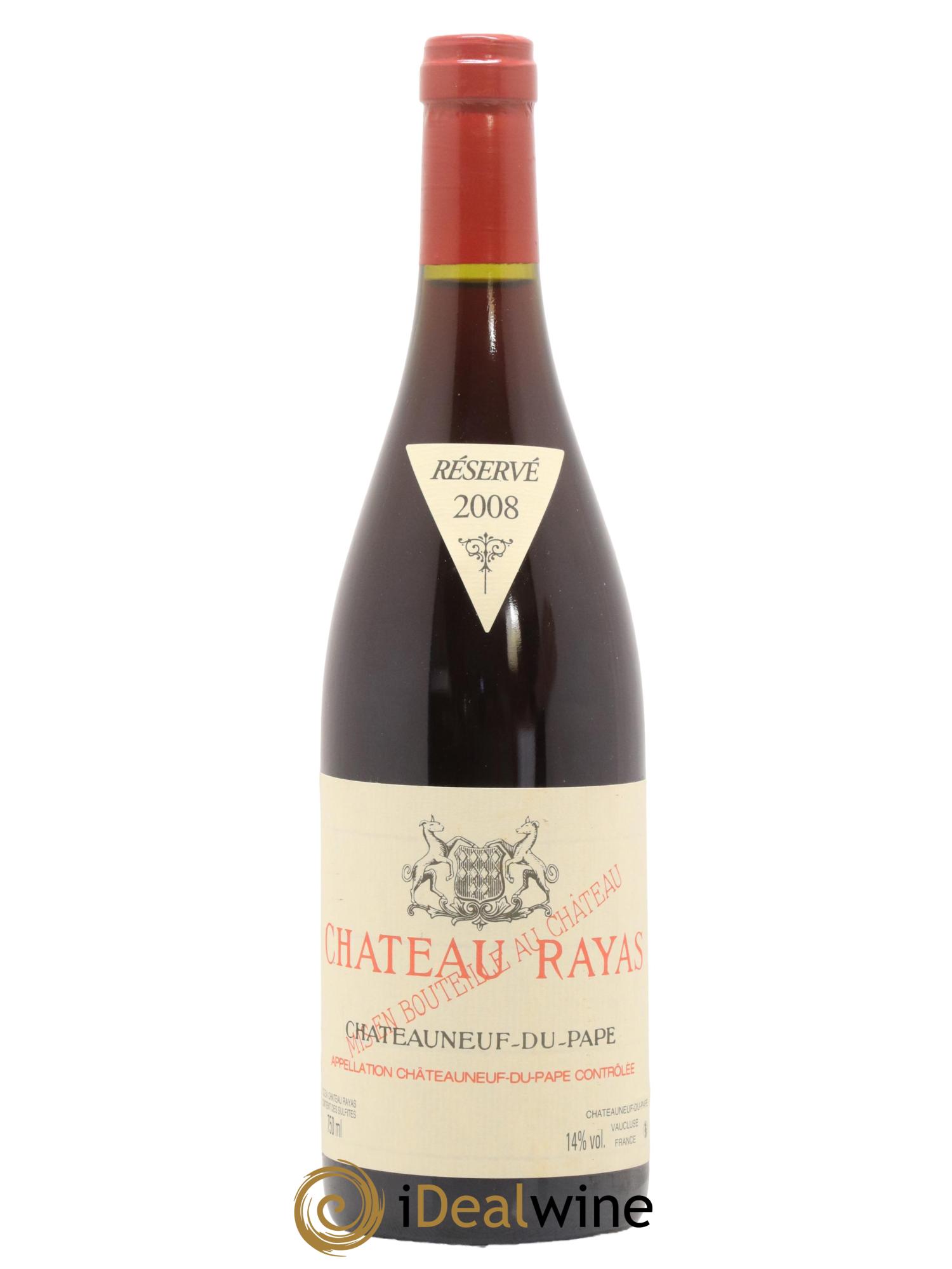 Châteauneuf-du-Pape Château Rayas Emmanuel Reynaud 2008 - Lot de 1 bouteille - 0