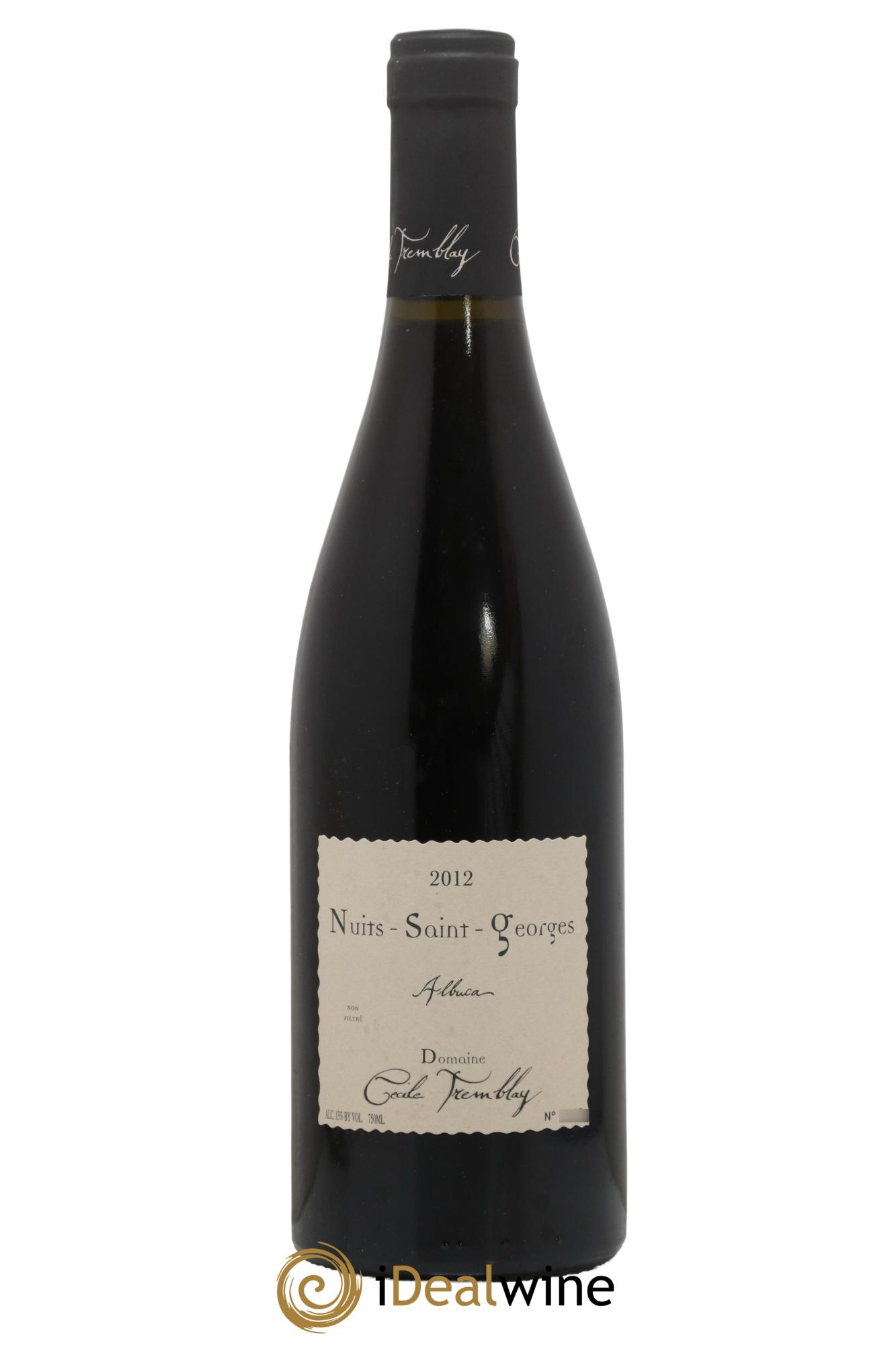 Nuits Saint-Georges Albuca Cécile Tremblay  2012 - Posten von 1 Flasche - 0