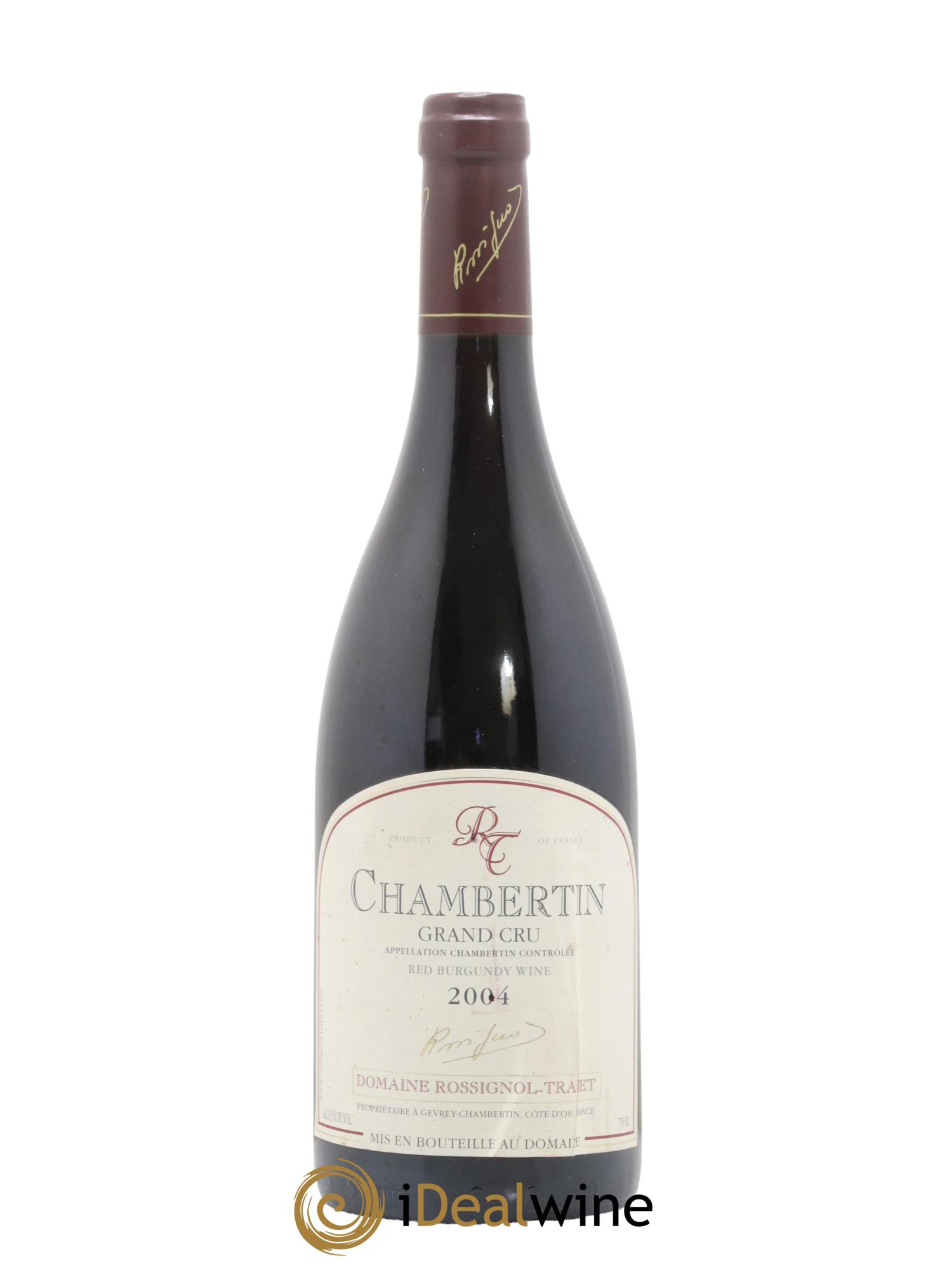 Chambertin Grand Cru Rossignol-Trapet (Domaine) 2004 - Posten von 1 Flasche - 0