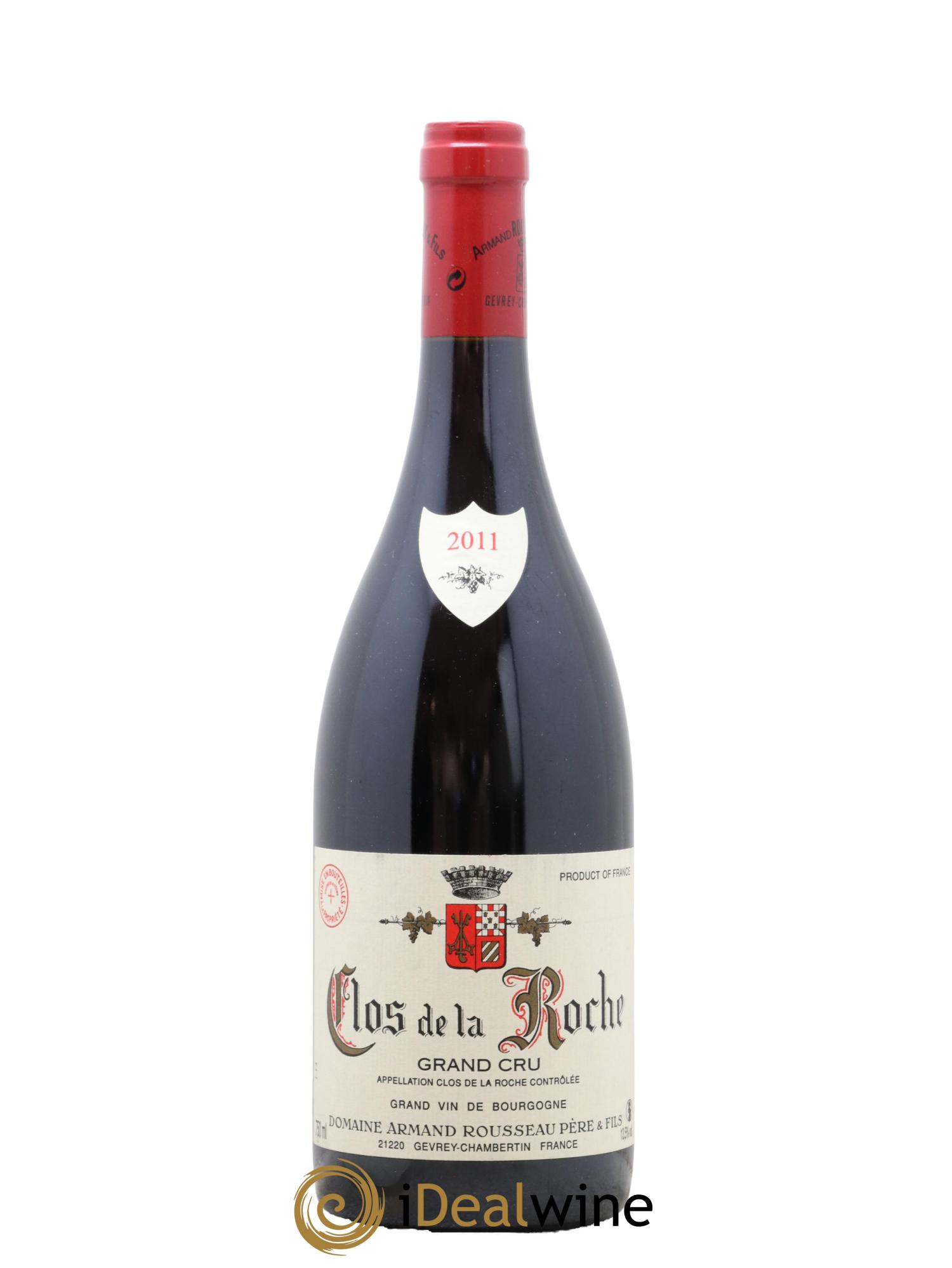 Clos de la Roche Grand Cru Armand Rousseau (Domaine) 2011 - Posten von 1 Flasche - 0