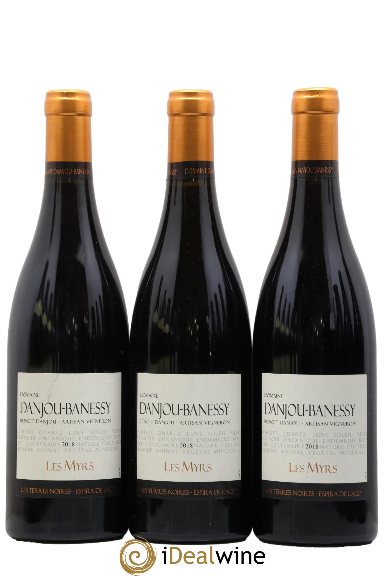 IGP Côtes Catalanes (VDP des Côtes Catalanes) Les Myrs Danjou Banessy (Domaine) 2018 - Lot de 3 bouteilles - 0