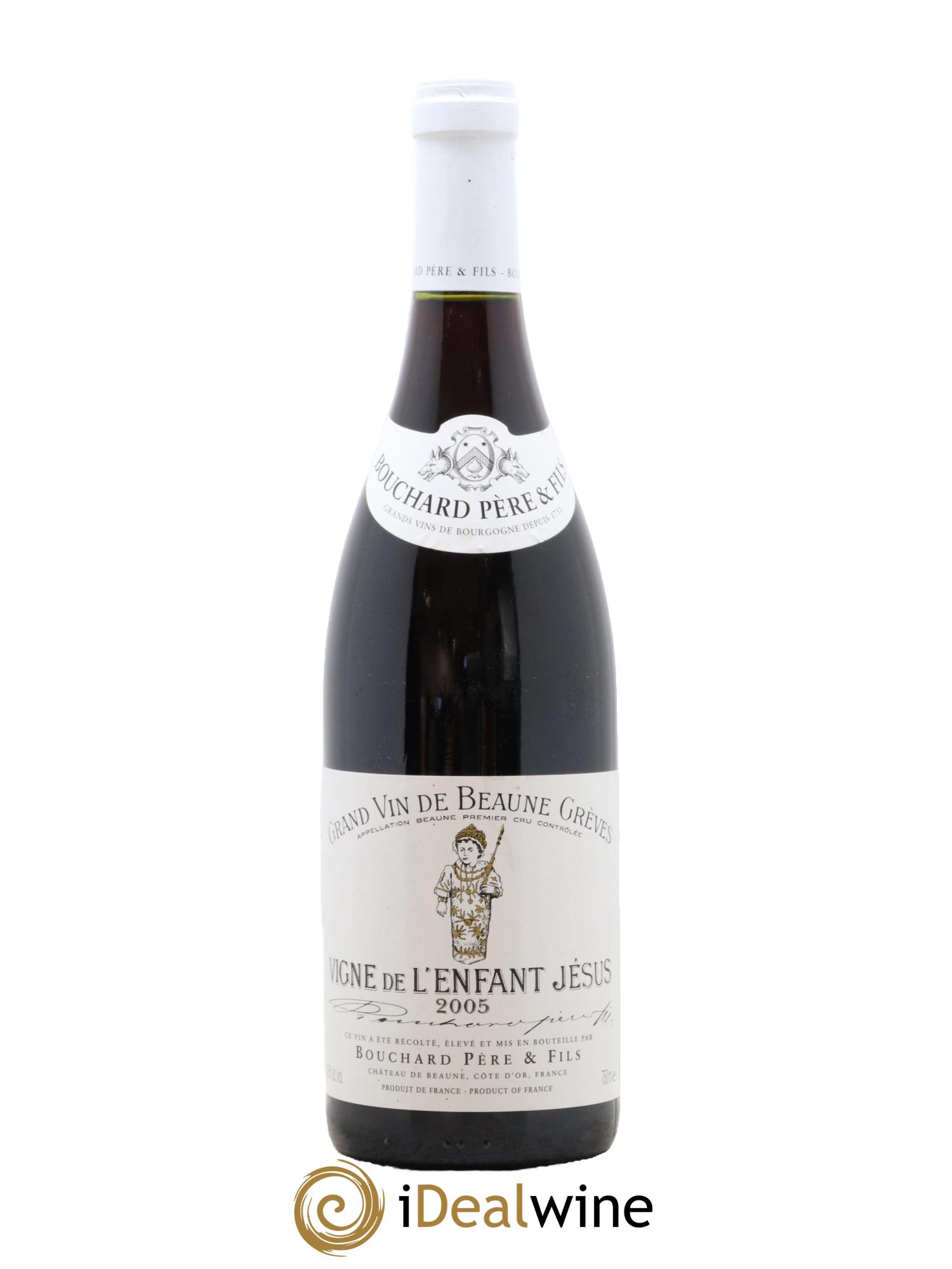 Beaune 1er Cru Grèves - Vigne de l'Enfant Jésus Bouchard Père & Fils 2005 - Posten von 1 Flasche - 0