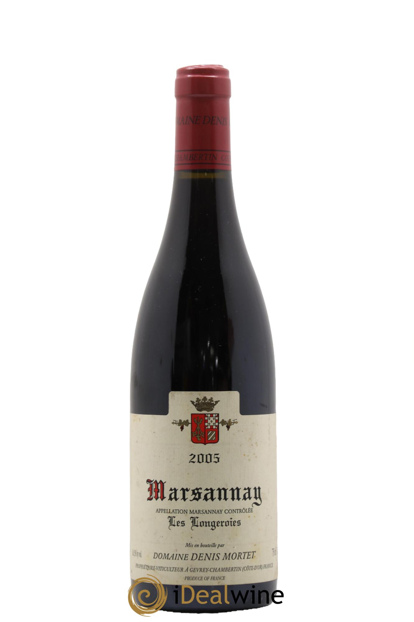 Marsannay Les Longeroies Denis Mortet (Domaine) 2005 - Posten von 1 Flasche - 0