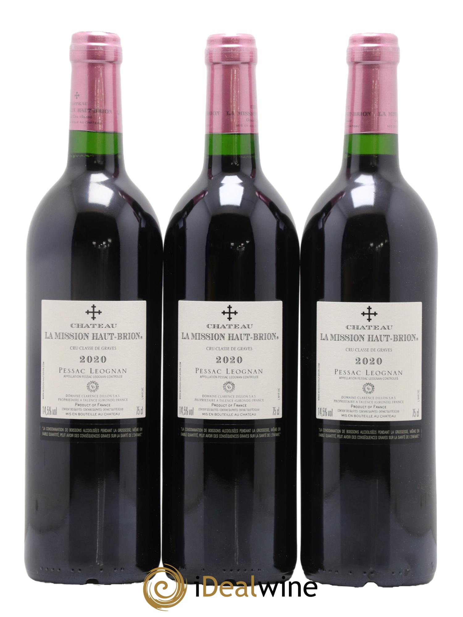 Château la Mission Haut-Brion Cru Classé de Graves 2020 - Lot of 6 bottles - 4