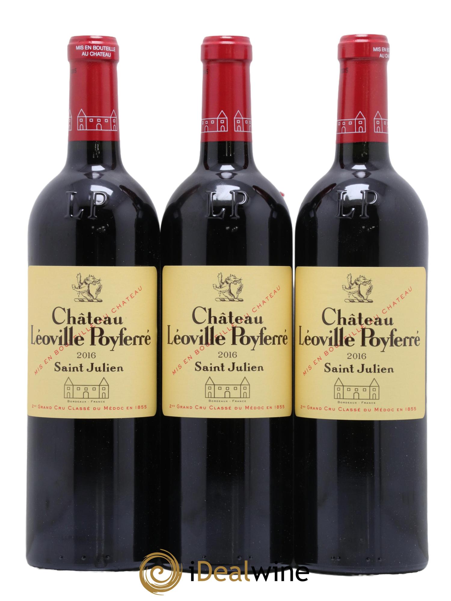 Château Léoville Poyferré 2ème Grand Cru Classé 2016 - Lot de 6 bouteilles - 2