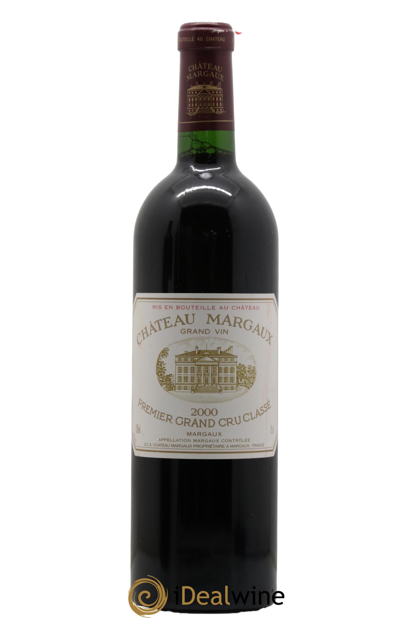 Château Margaux 1er Grand Cru Classé 2000 - Lot de 1 bouteille - 0