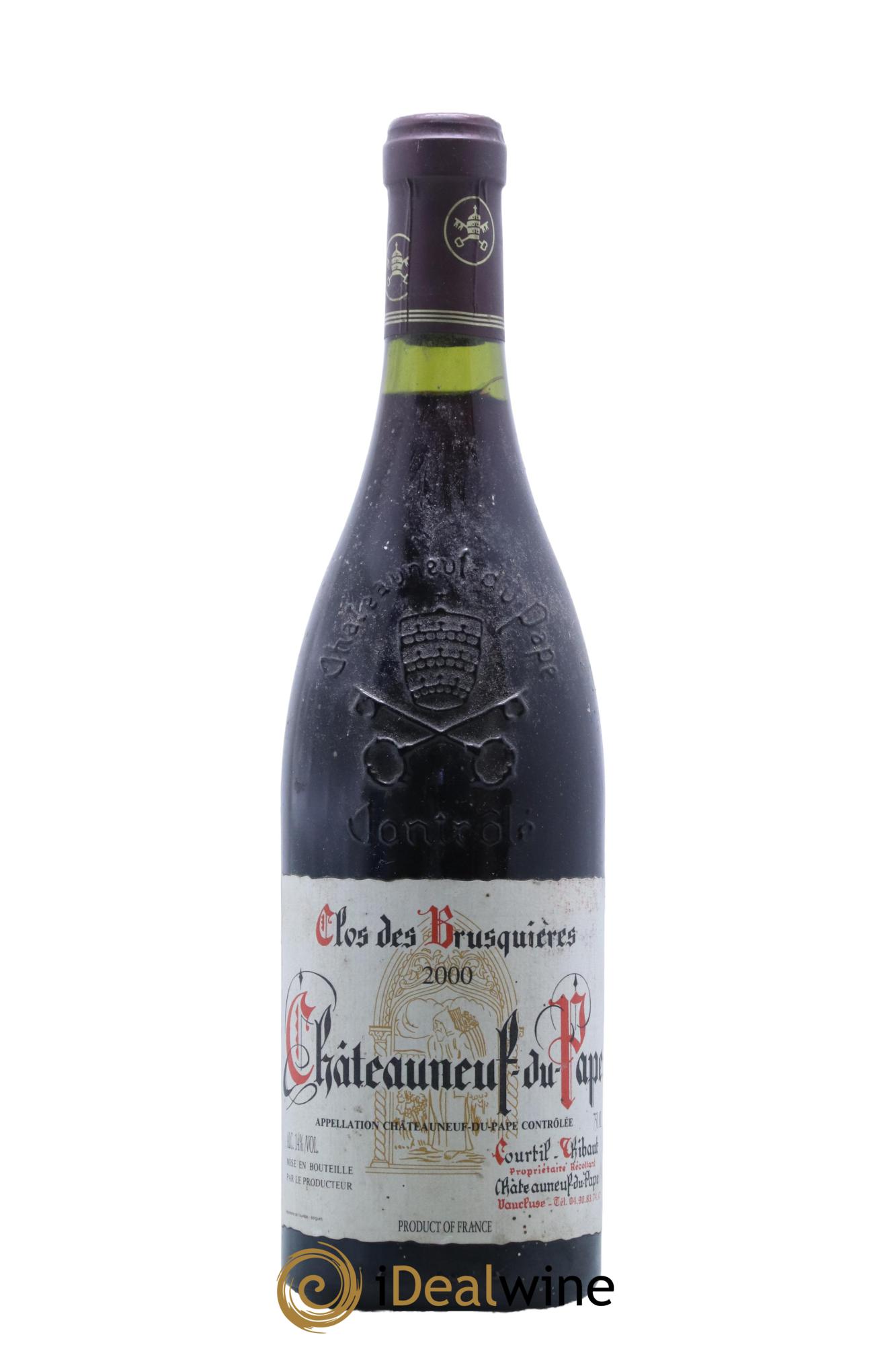 Châteauneuf-du-Pape Clos Des Brusquieres 2000 - Lot de 1 bouteille - 0