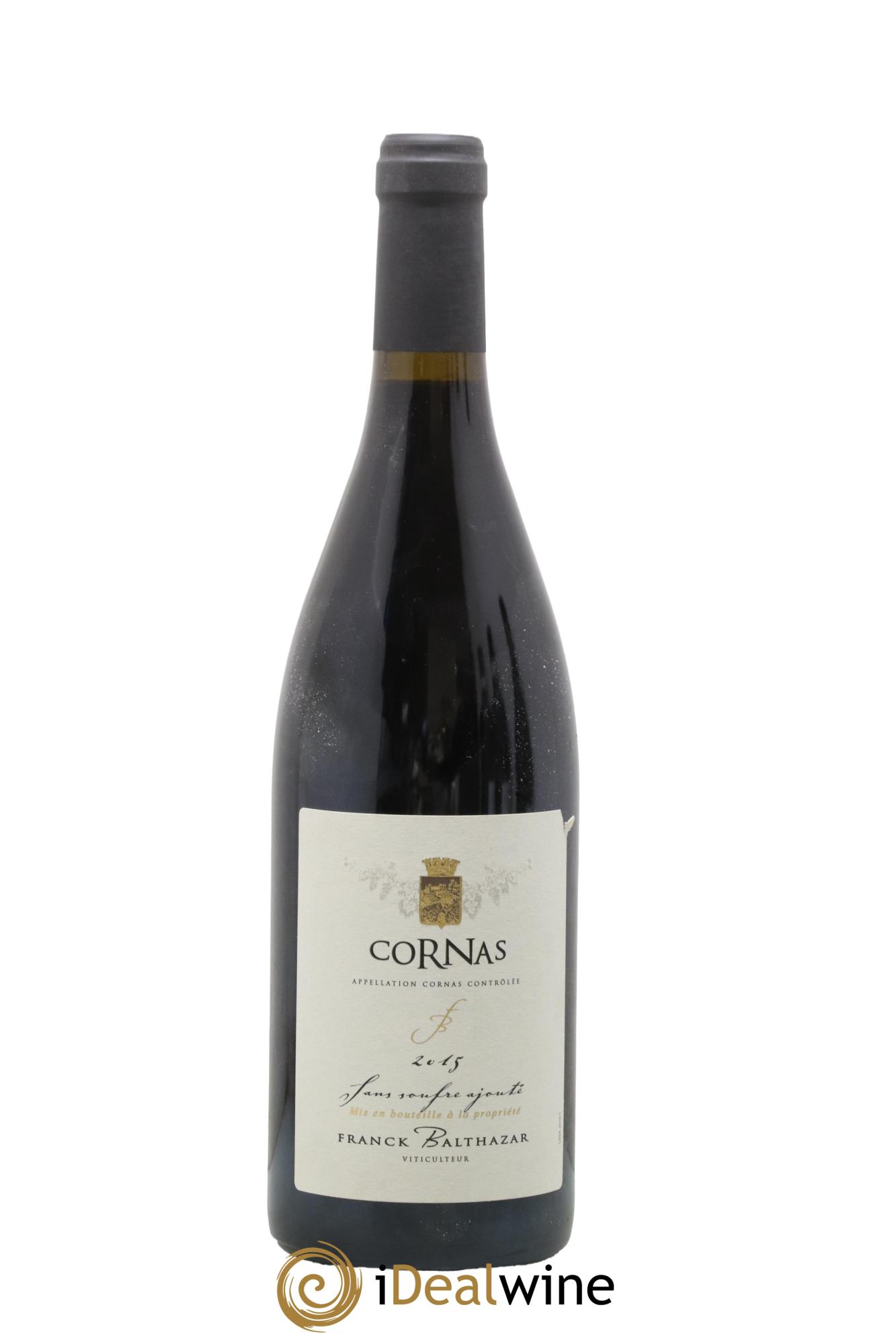 Cornas Cuvée sans soufre Franck Balthazar (Domaine) 2015 - Lot de 1 bouteille - 0