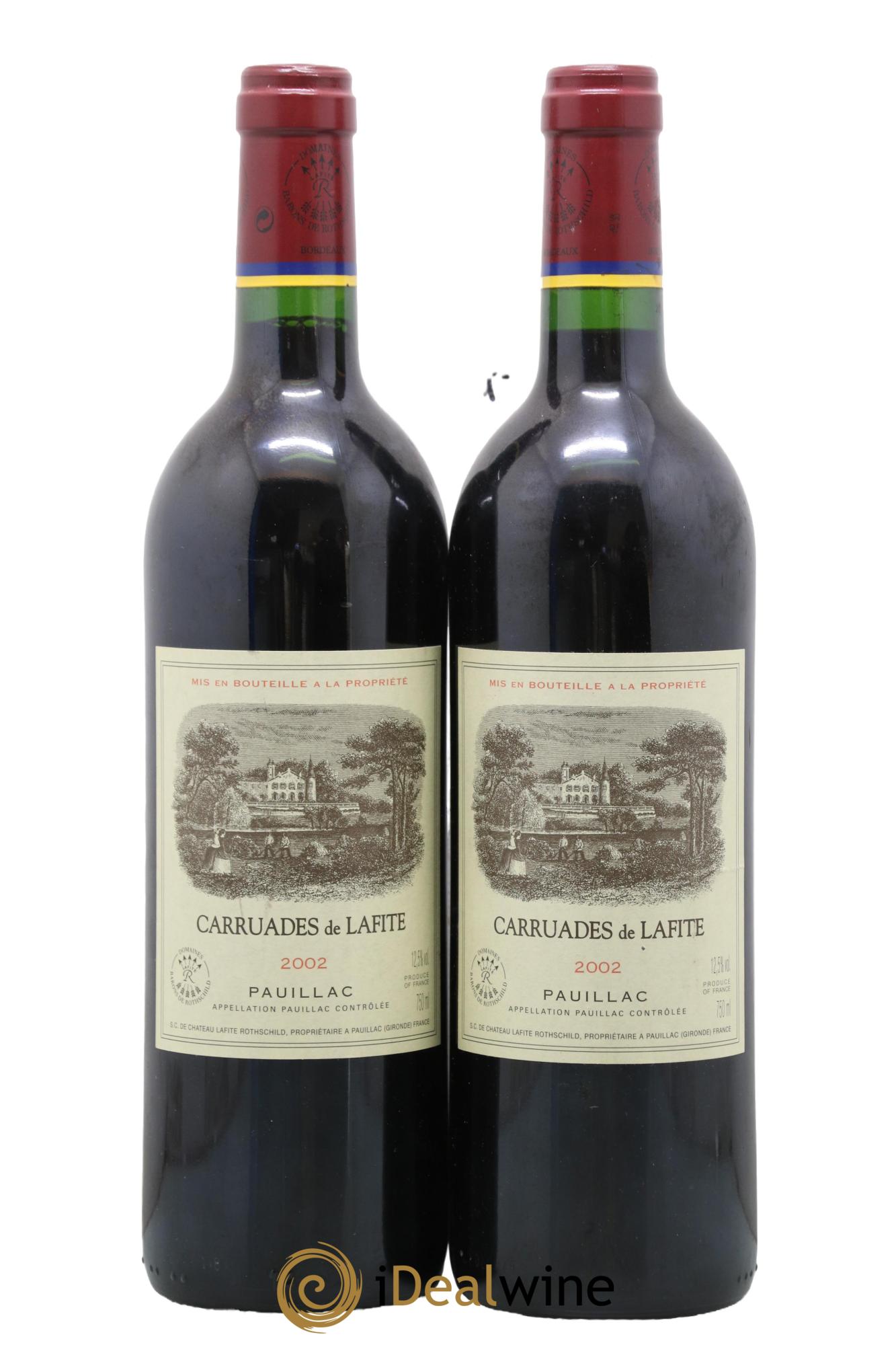 Carruades de Lafite Rothschild Second Vin 2002 - Lotto di 2 bottiglie - 0