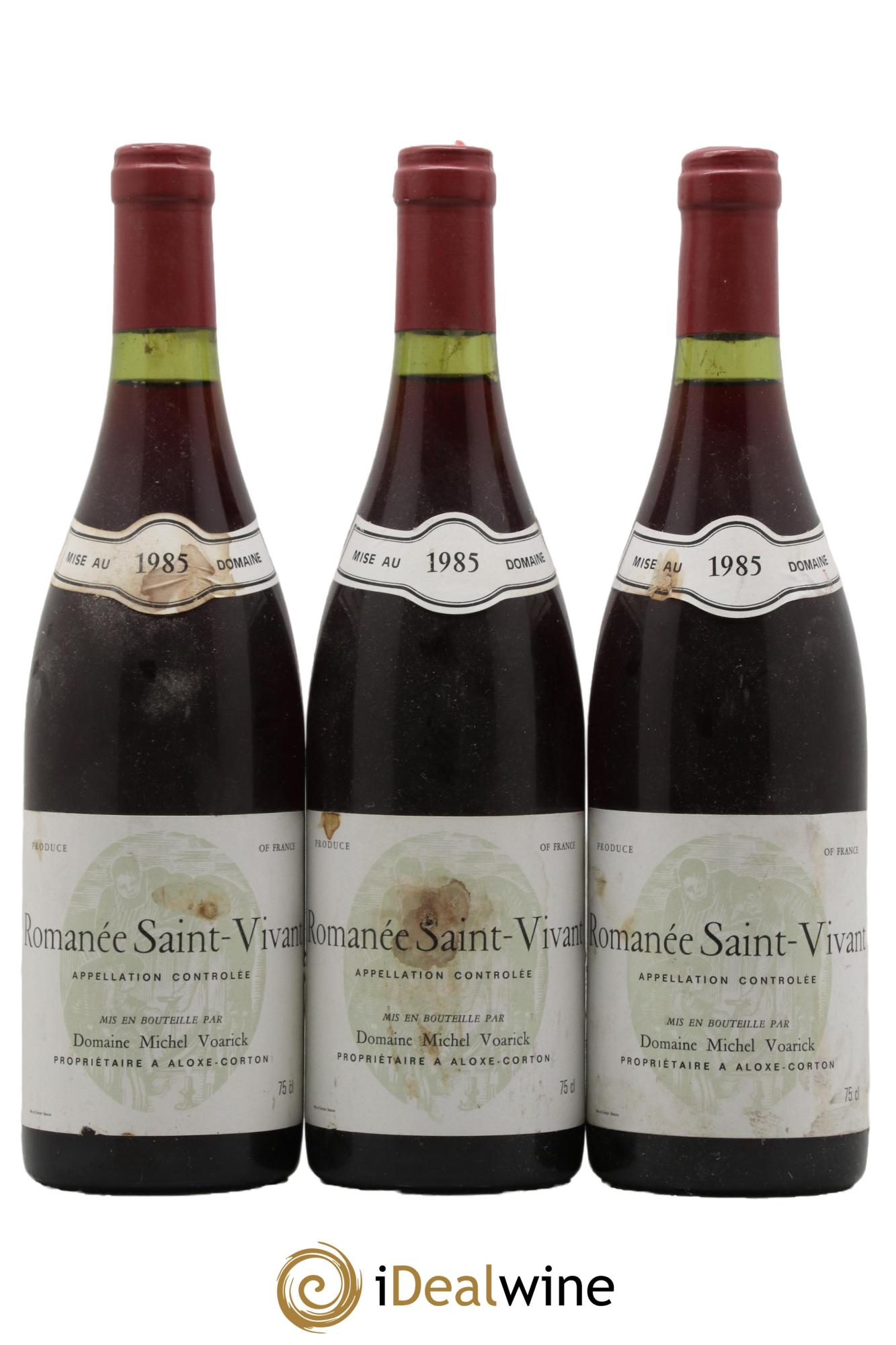 Romanée-Saint-Vivant  Grand Cru Michel Voarick 1985 - Posten von 3 Flaschen - 0