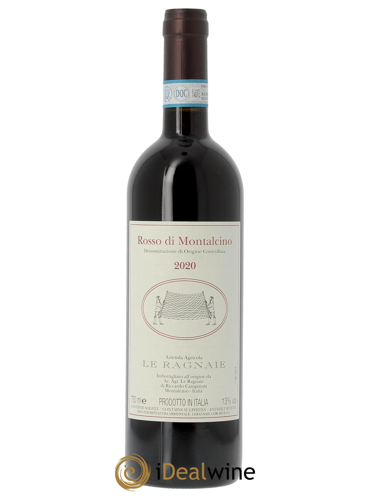 Rosso di Montalcino DOC Le Ragnaie  2020 - Lot de 1 bouteille - 0