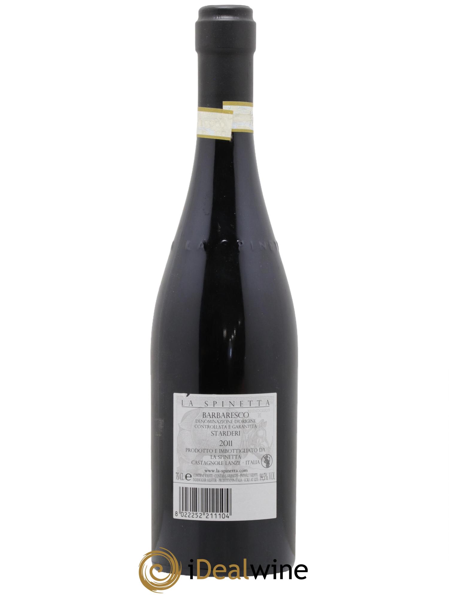 Barbaresco DOCG Starderi Vursu La Spinetta - Giorgio Rivetti 2011 - Lot de 1 bouteille - 1