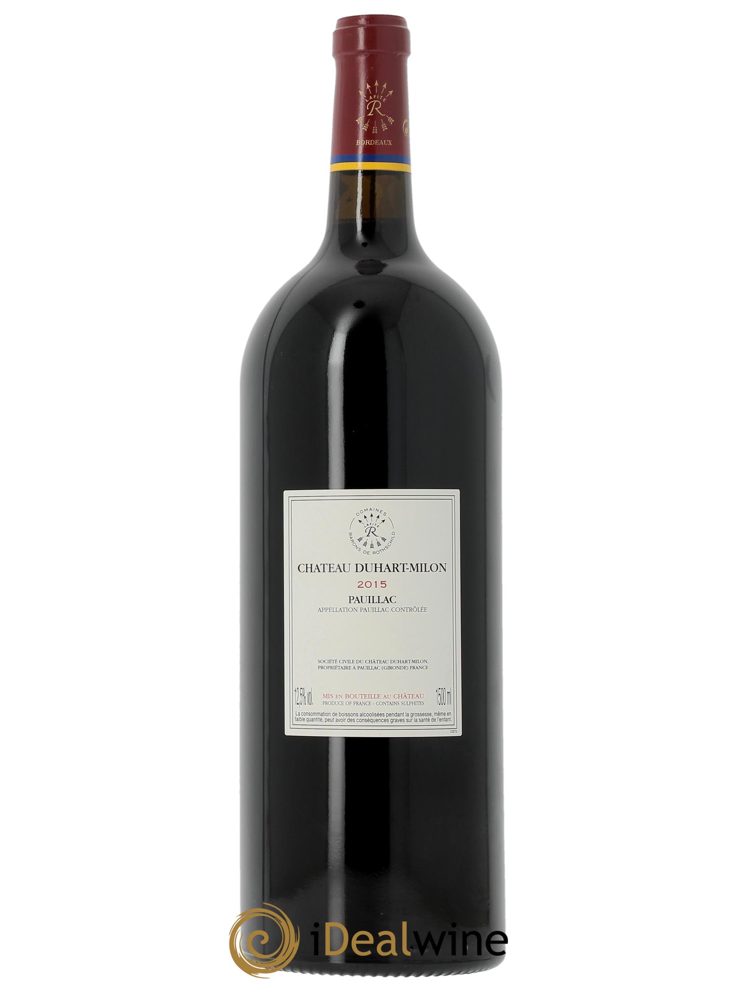 Château Duhart-Milon 4ème Grand Cru Classé (CBO a partir de 1 mg) 2015 - Lot de 1 magnum - 2