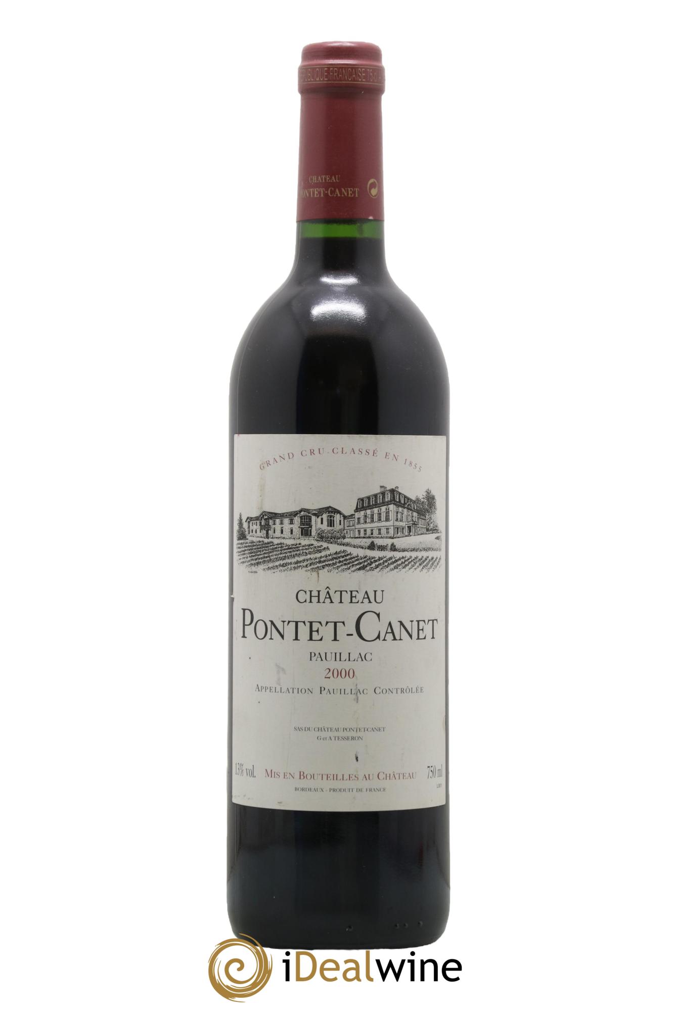 Château Pontet Canet 5ème Grand Cru Classé 2000 - Posten von 1 Flasche - 0