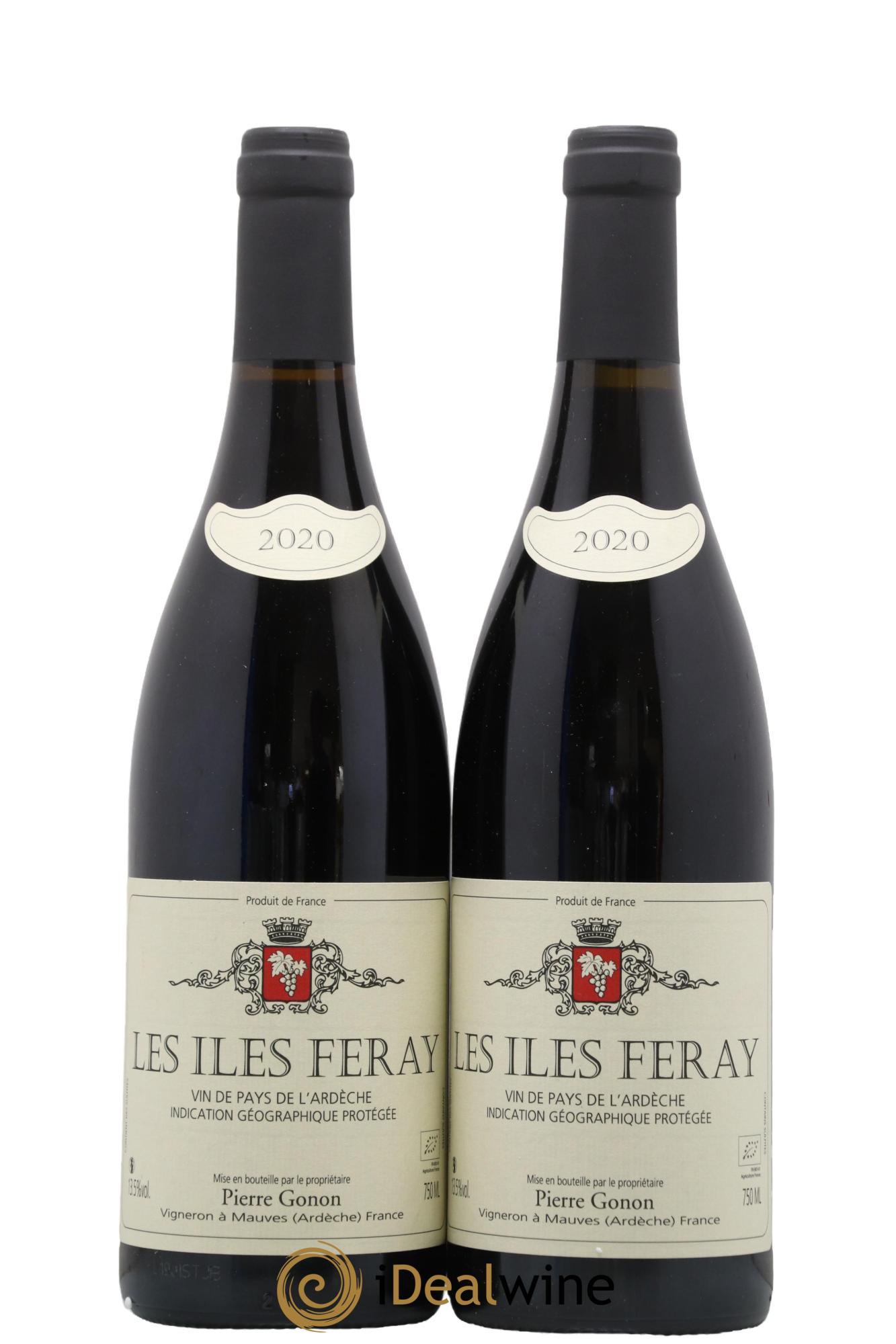 IGP Ardèche Les Iles Feray Gonon (Domaine) 2020 - Lot de 2 bouteilles - 0