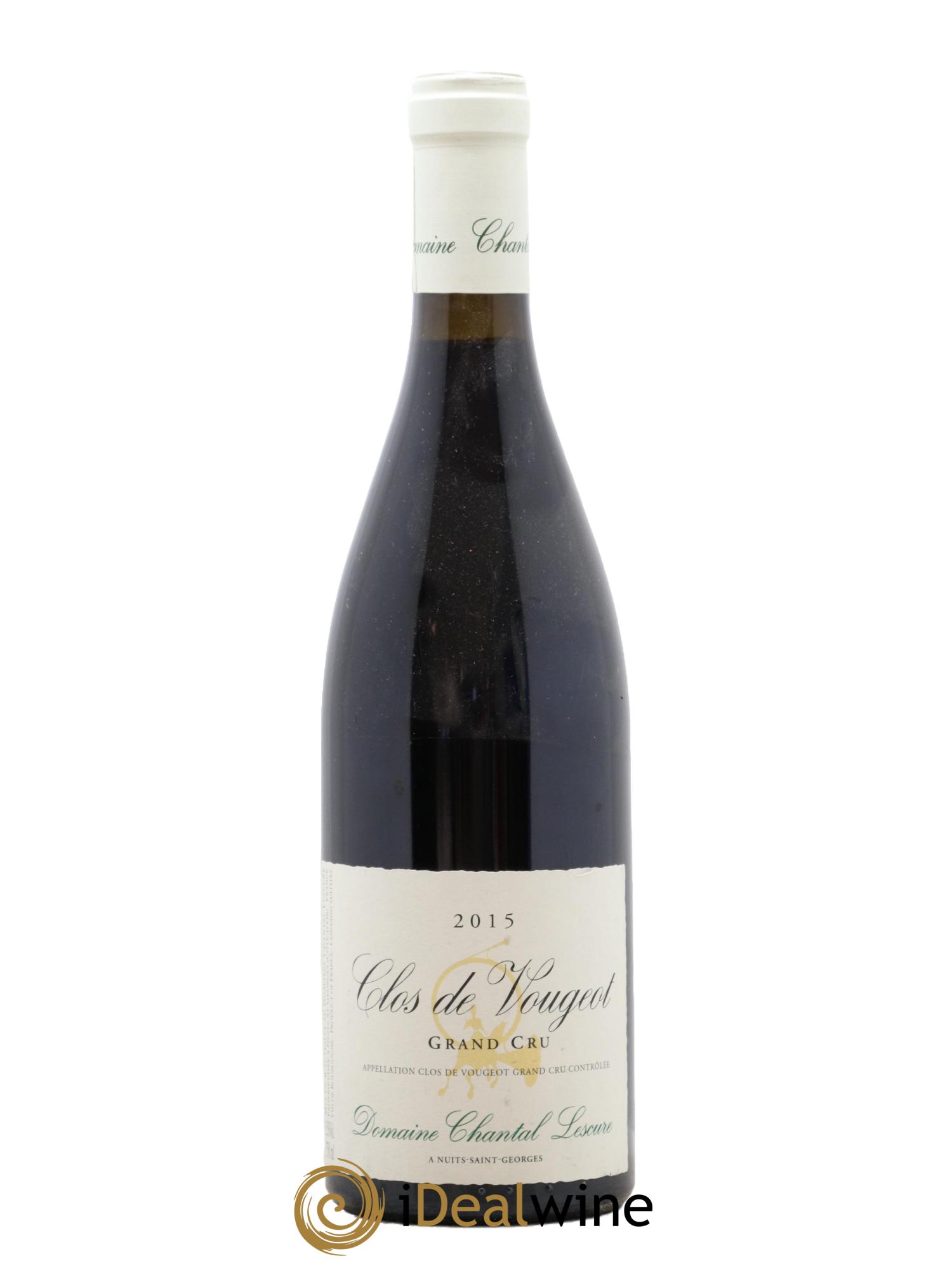 Clos de Vougeot Grand Cru Chantal Lescure 2015 - Lot de 1 bouteille - 0