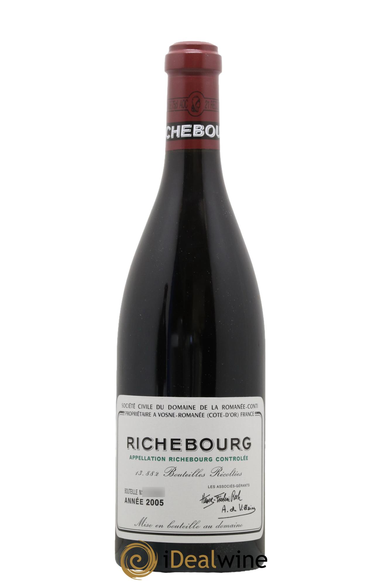 Richebourg Grand Cru Domaine de la Romanée-Conti 2005 - Posten von 1 Flasche - 0