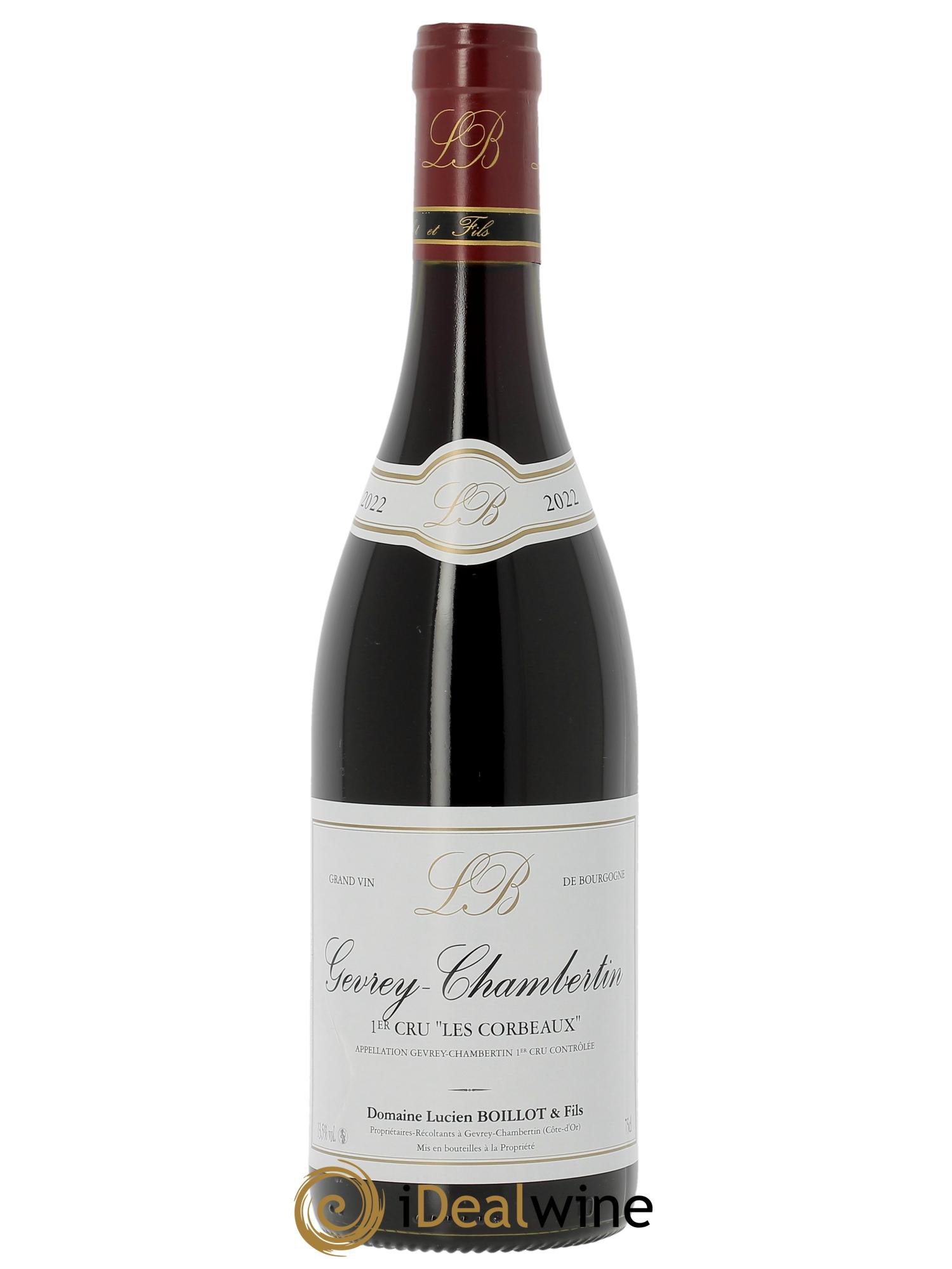 Gevrey-Chambertin 1er Cru Les Corbeaux Lucien Boillot & Fils (Domaine)  2022 - Lot of 1 bottle - 0