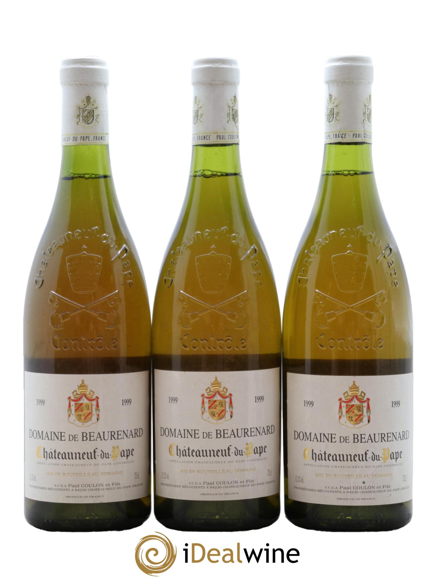 Châteauneuf-du-Pape Beaurenard (Domaine de) 1999 - Lot de 3 bouteilles - 0