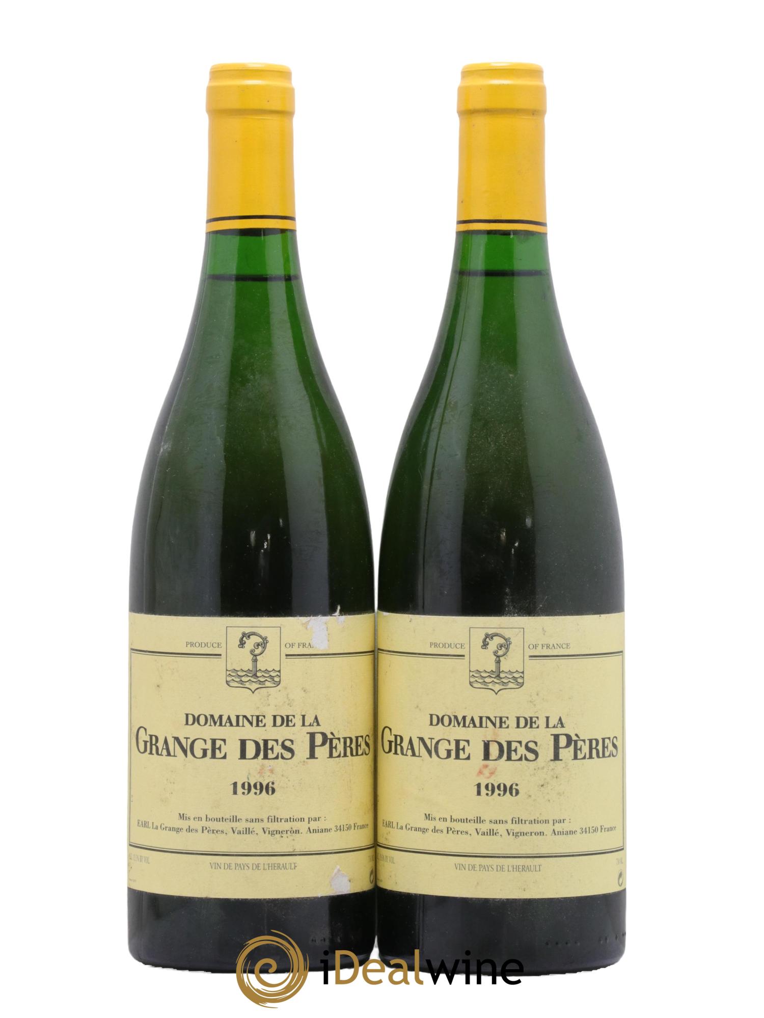 IGP Pays d'Hérault Grange des Pères Laurent Vaillé 1996 - Lot de 2 bouteilles - 0