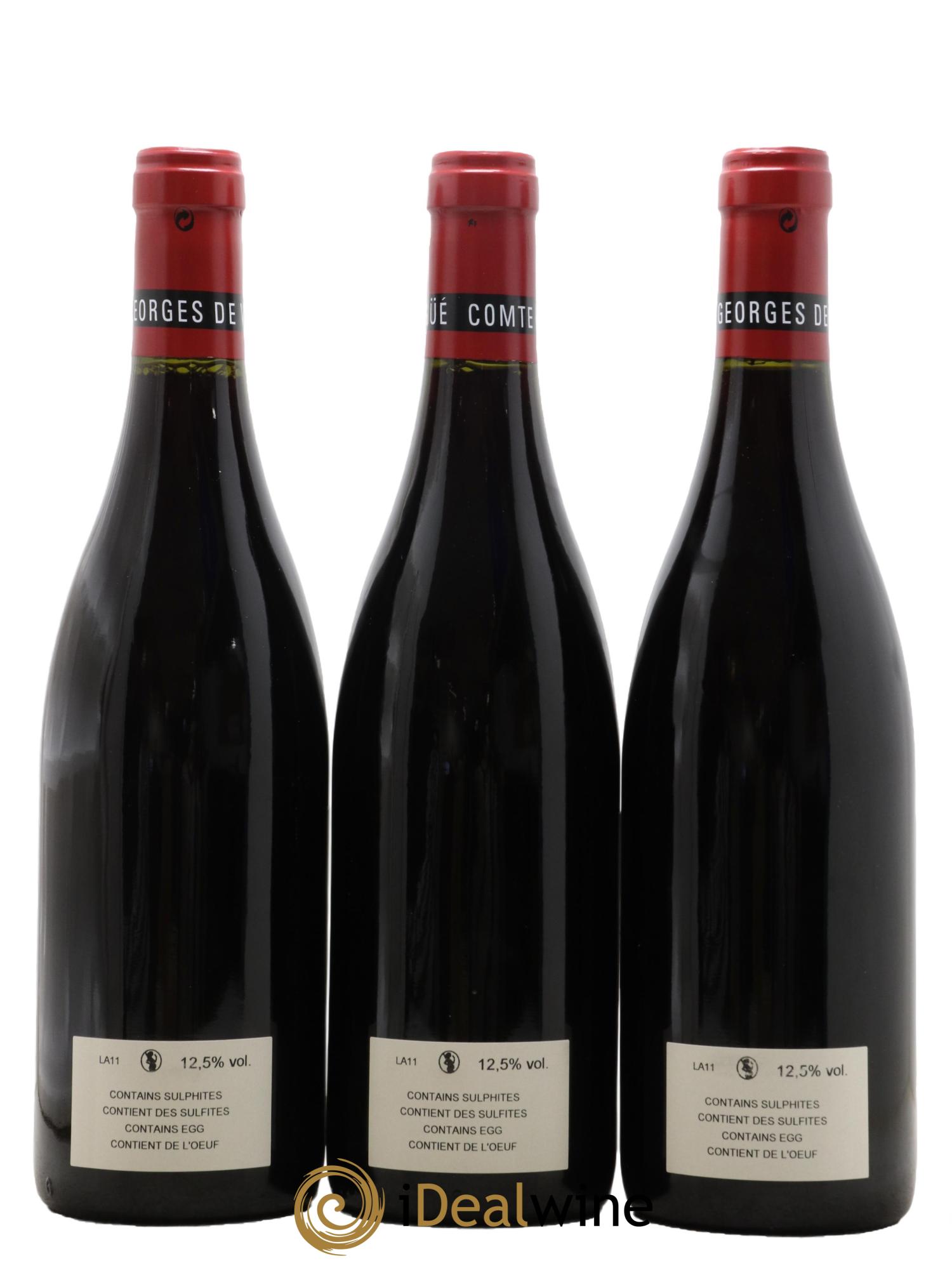 Chambolle-Musigny 1er Cru Les Amoureuses Comte Georges de Vogüé  2011 - Lot of 3 bottles - 1