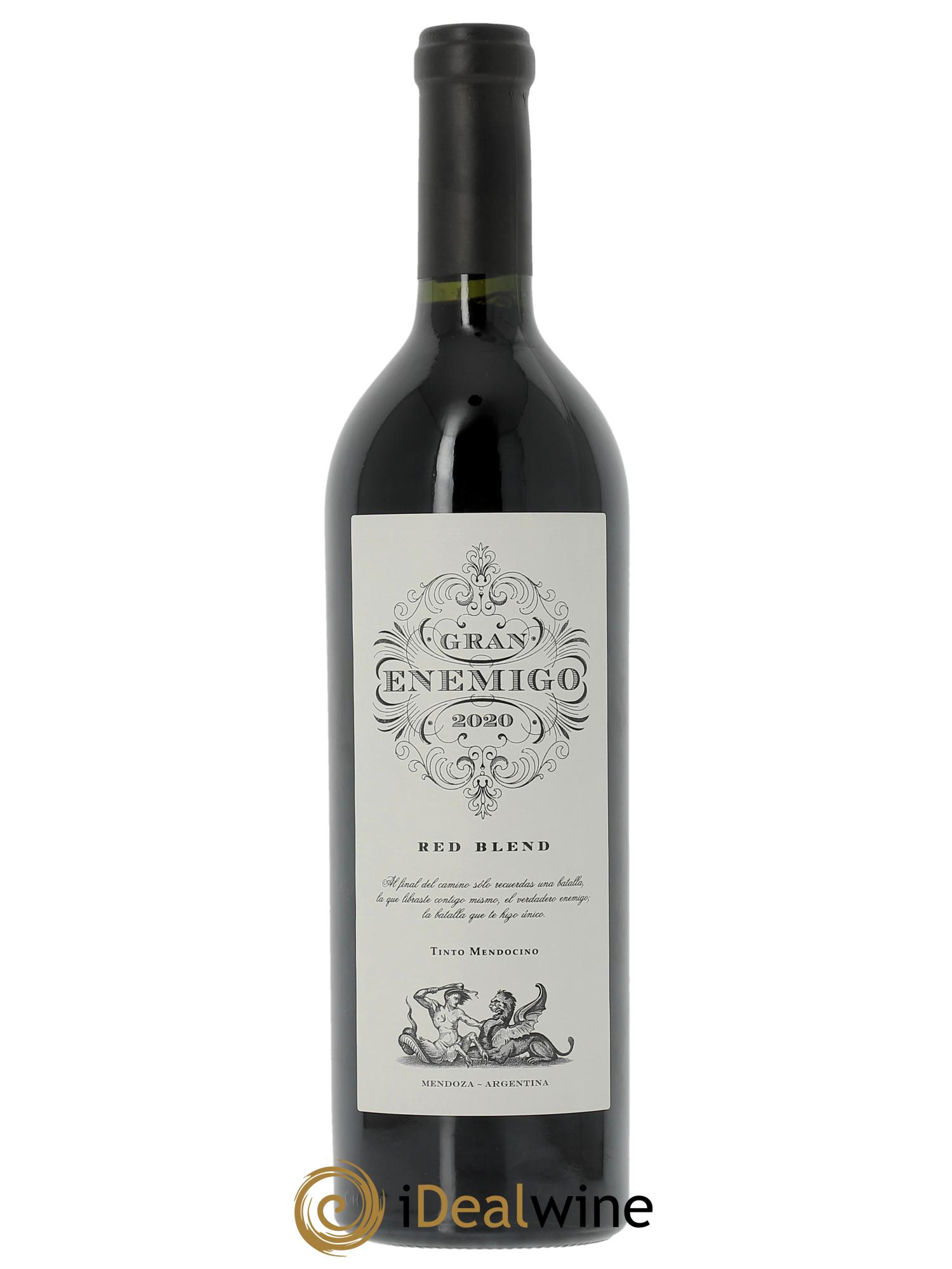 Mendoza Gran Enemigo El Enemigo (OWC if 6 bts) 2020 - Lot of 1 bottle - 0