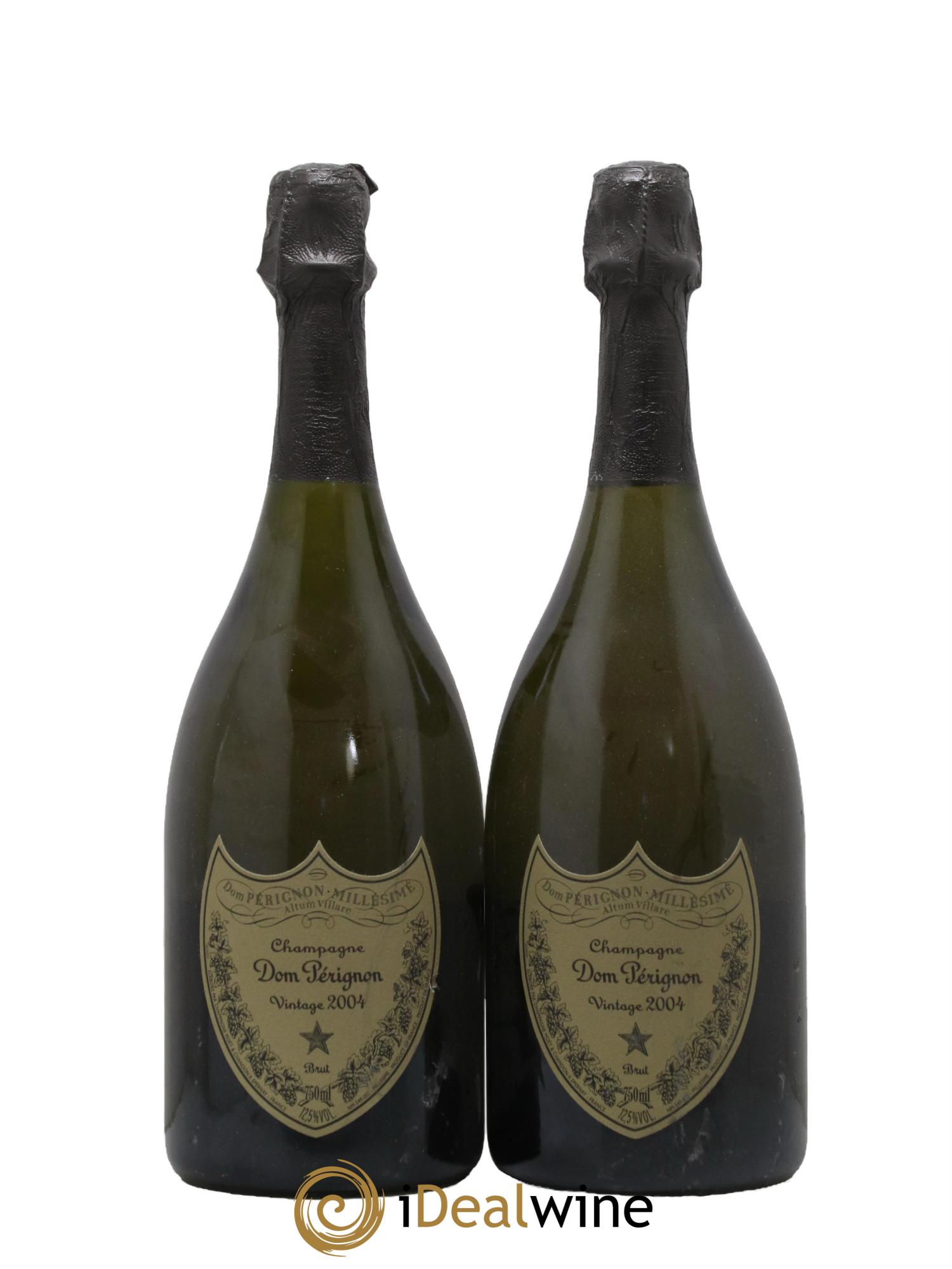 Brut Dom Pérignon 2004 - Lot of 2 bottles - 0