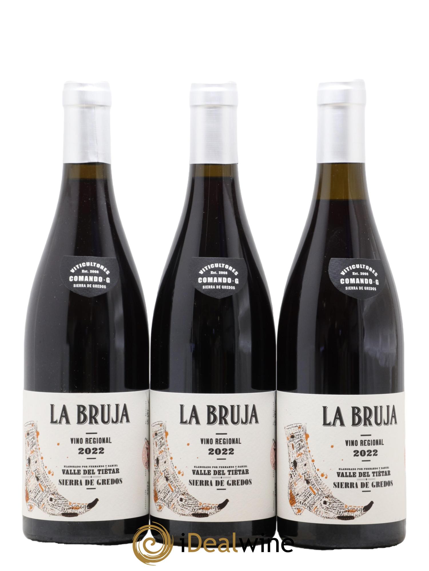 Vinos de Madrid DO Comando G La Bruja de Rozas 2022 - Lot de 3 bouteilles - 0