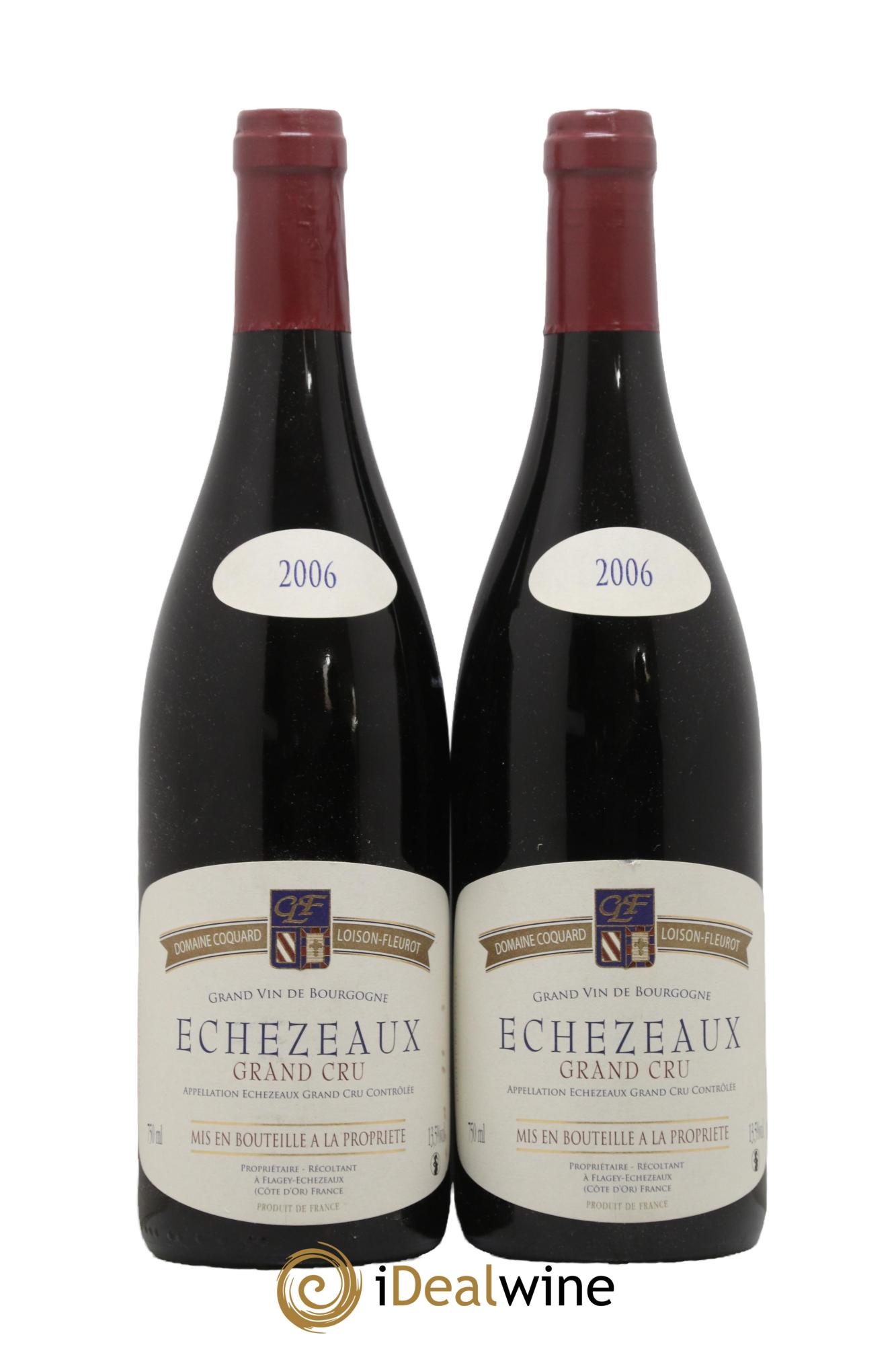 Echézeaux Grand Cru Coquard Loison-Fleurot 2006 - Lotto di 2 bottiglie - 0