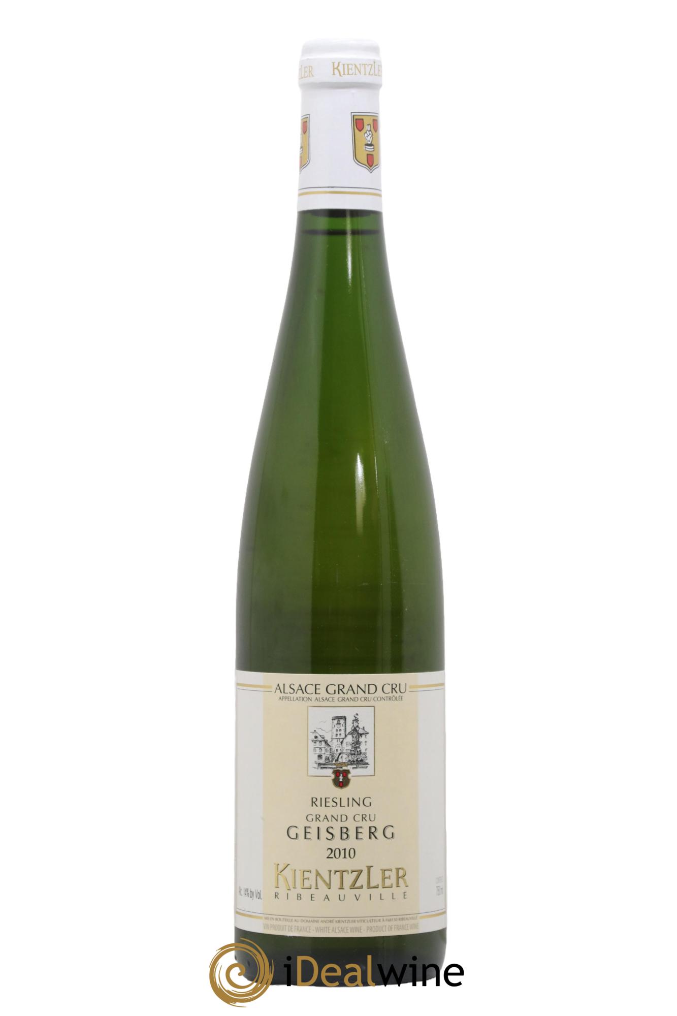 Alsace Riesling Grand Cru Geisberg Kientzler 2010 - Lot of 1 bottle - 0