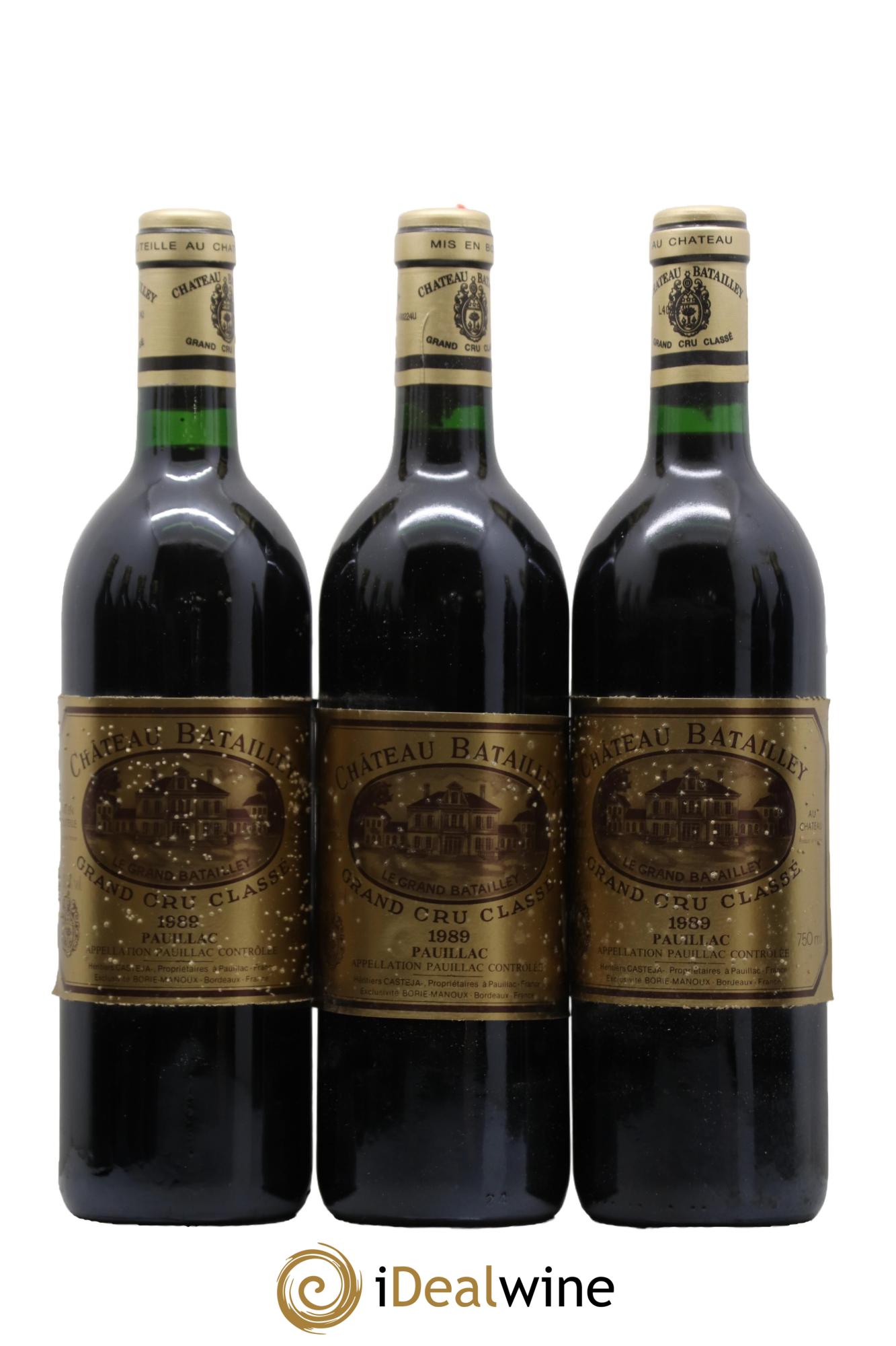 Château Batailley 5ème Grand Cru Classé 1989 - Lot de 12 bouteilles - 2