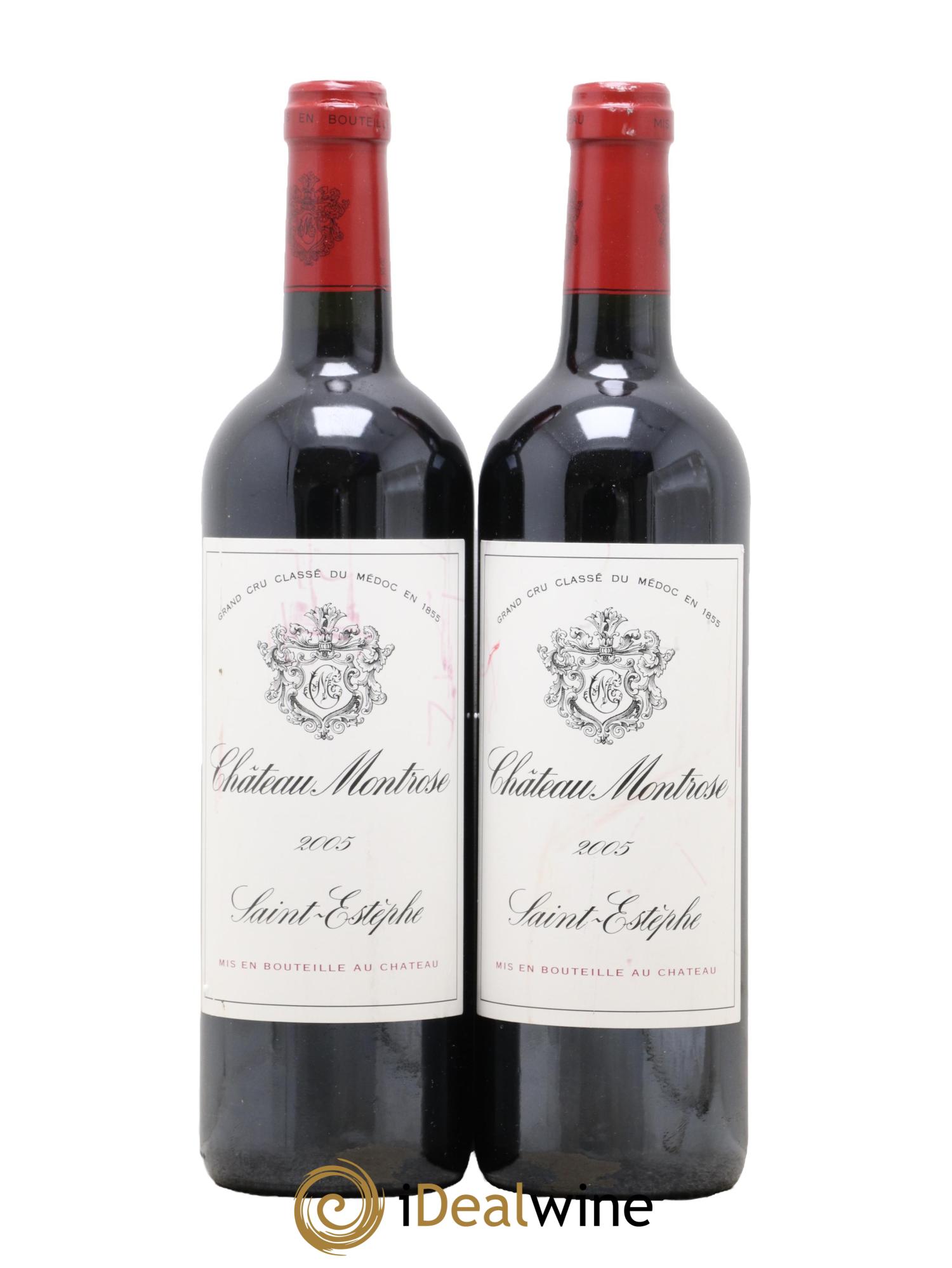 Château Montrose 2ème Grand Cru Classé 2005 - Lot de 2 bouteilles - 0