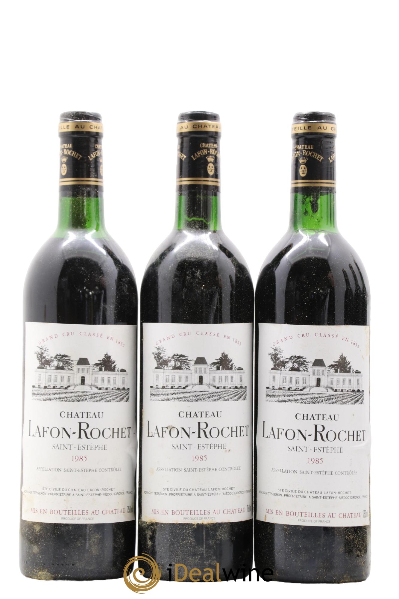 Château Lafon Rochet 4ème Grand Cru Classé 1985 - Posten von 6 Flaschen - 1