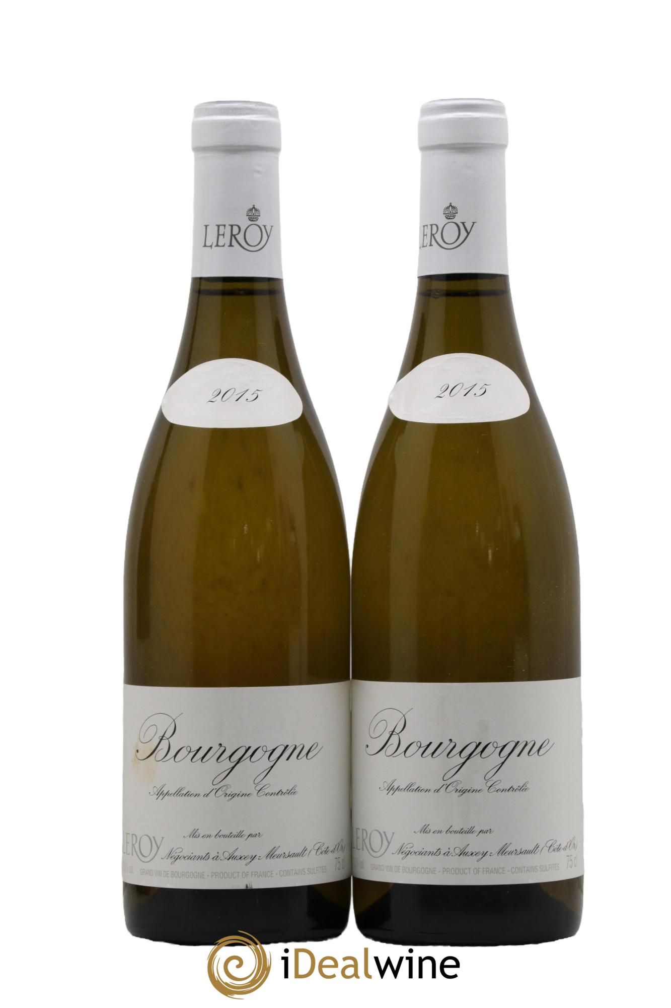 Bourgogne Leroy SA 2015 - Lot de 2 bouteilles - 0