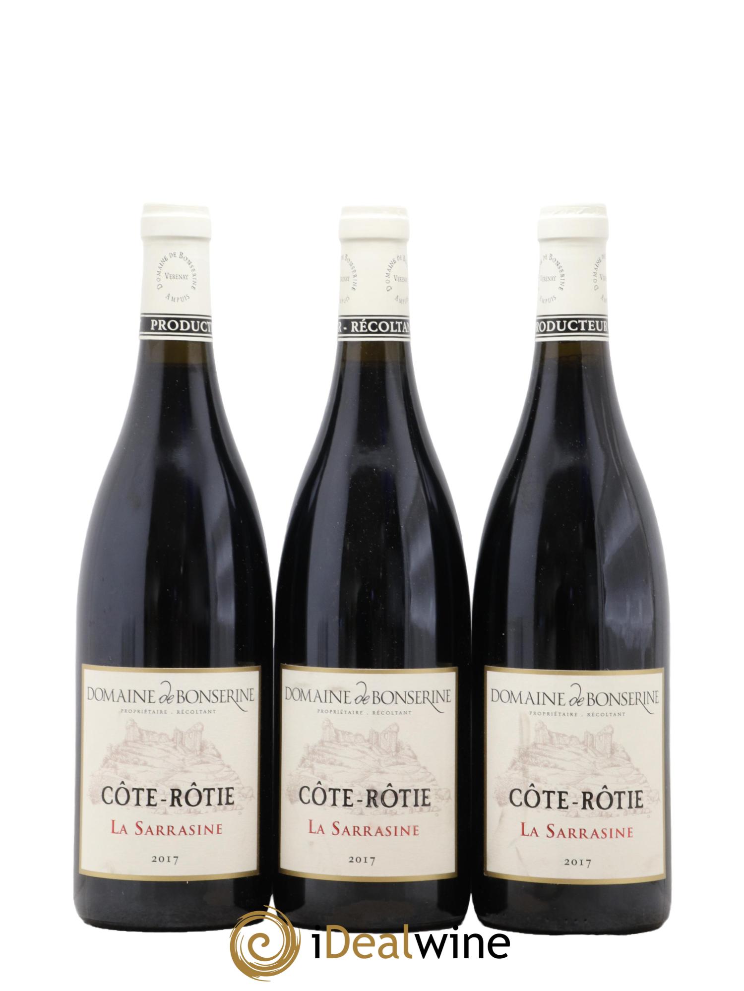 Côte-Rôtie La Sarrasine Bonserine (Domaine de)  2017 - Posten von 3 Flaschen - 0