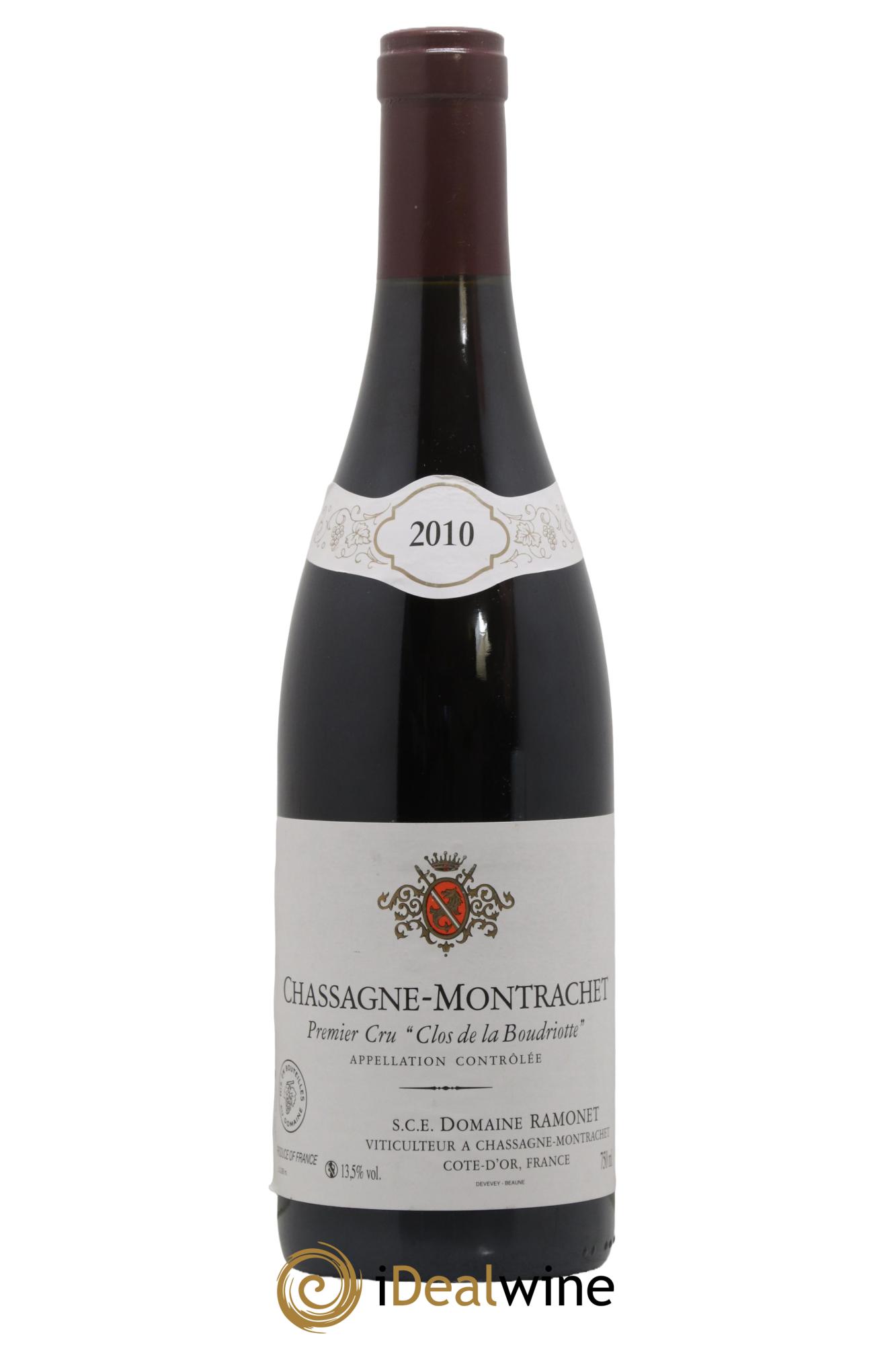 Chassagne-Montrachet 1er Cru Clos de la Boudriotte Ramonet (Domaine) 2010 - Lotto di 1 bottiglia - 0