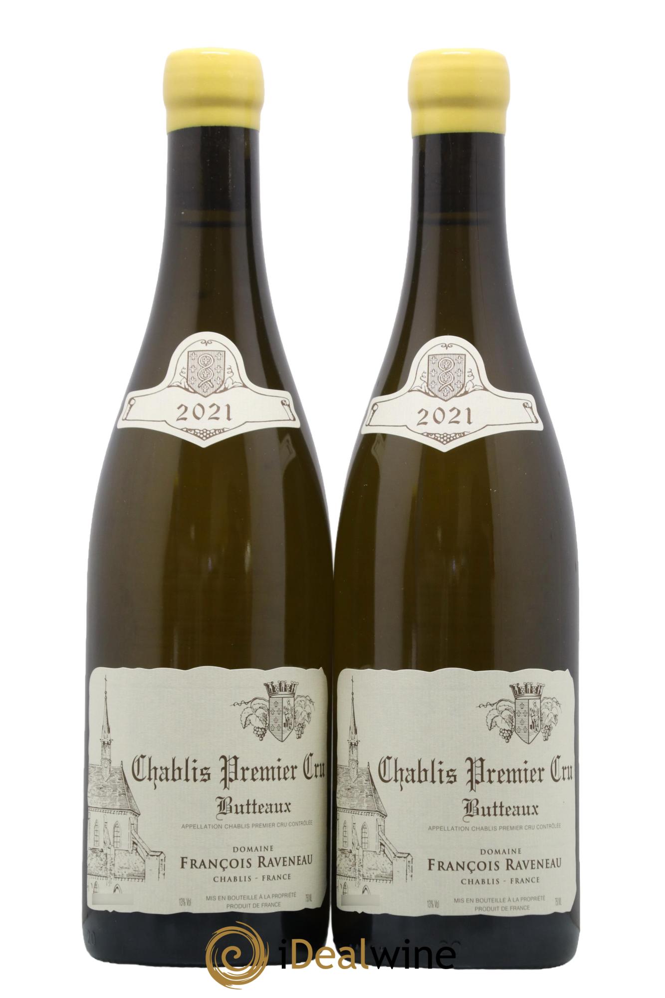 Chablis 1er Cru Butteaux Raveneau (Domaine) 2021 - Lot de 2 bouteilles - 0