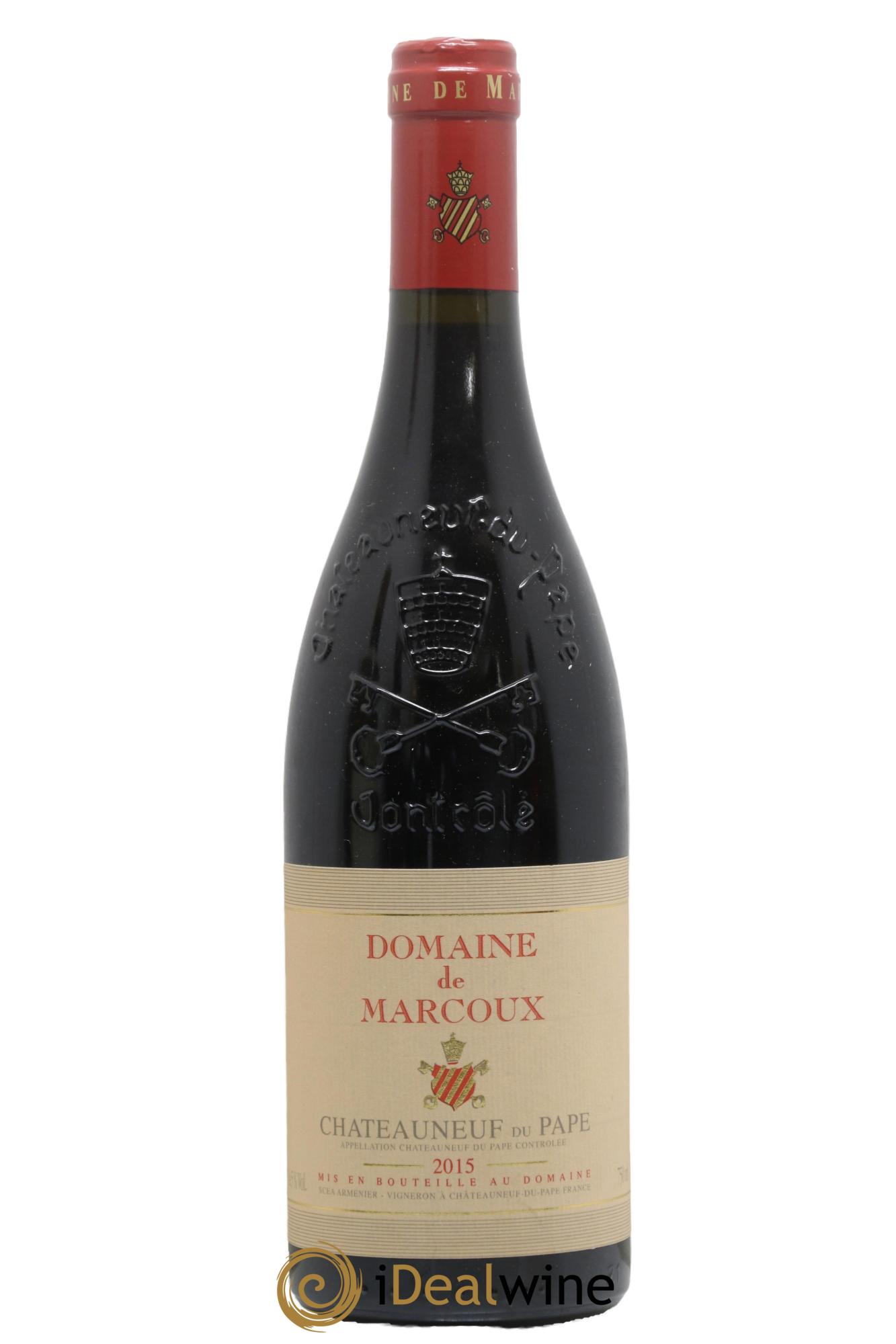 Châteauneuf-du-Pape Marcoux (Domaine de) 2015 - Posten von 1 Flasche - 0