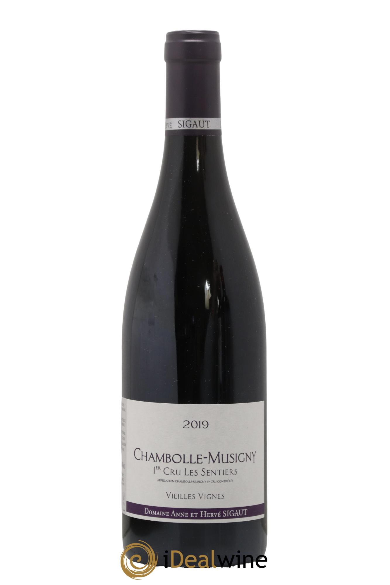 Chambolle-Musigny 1er Cru Les Sentiers Vieilles Vignes Anne et Hervé Sigaut (Domaine)  2019 - Lot of 1 bottle - 0