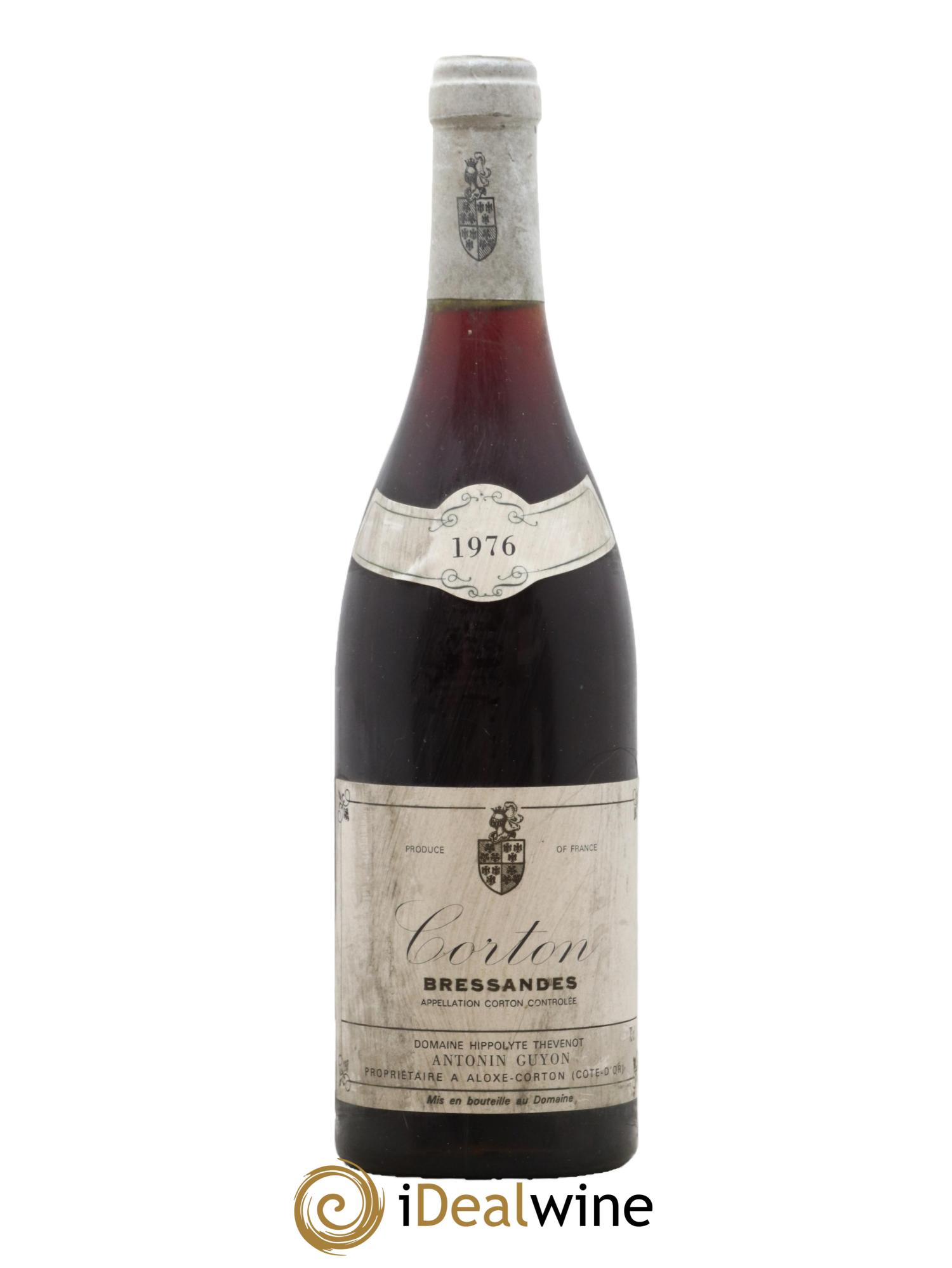 Corton Grand Cru Bressandes Antonin Guyon 1976 - Lotto di 1 bottiglia - 0