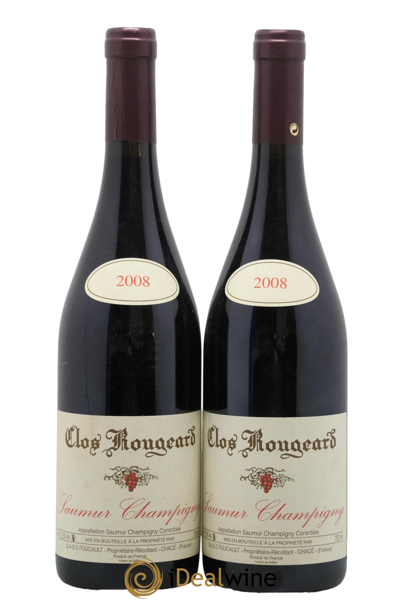 Saumur-Champigny Clos Rougeard 2008 - Lot de 2 bouteilles - 0