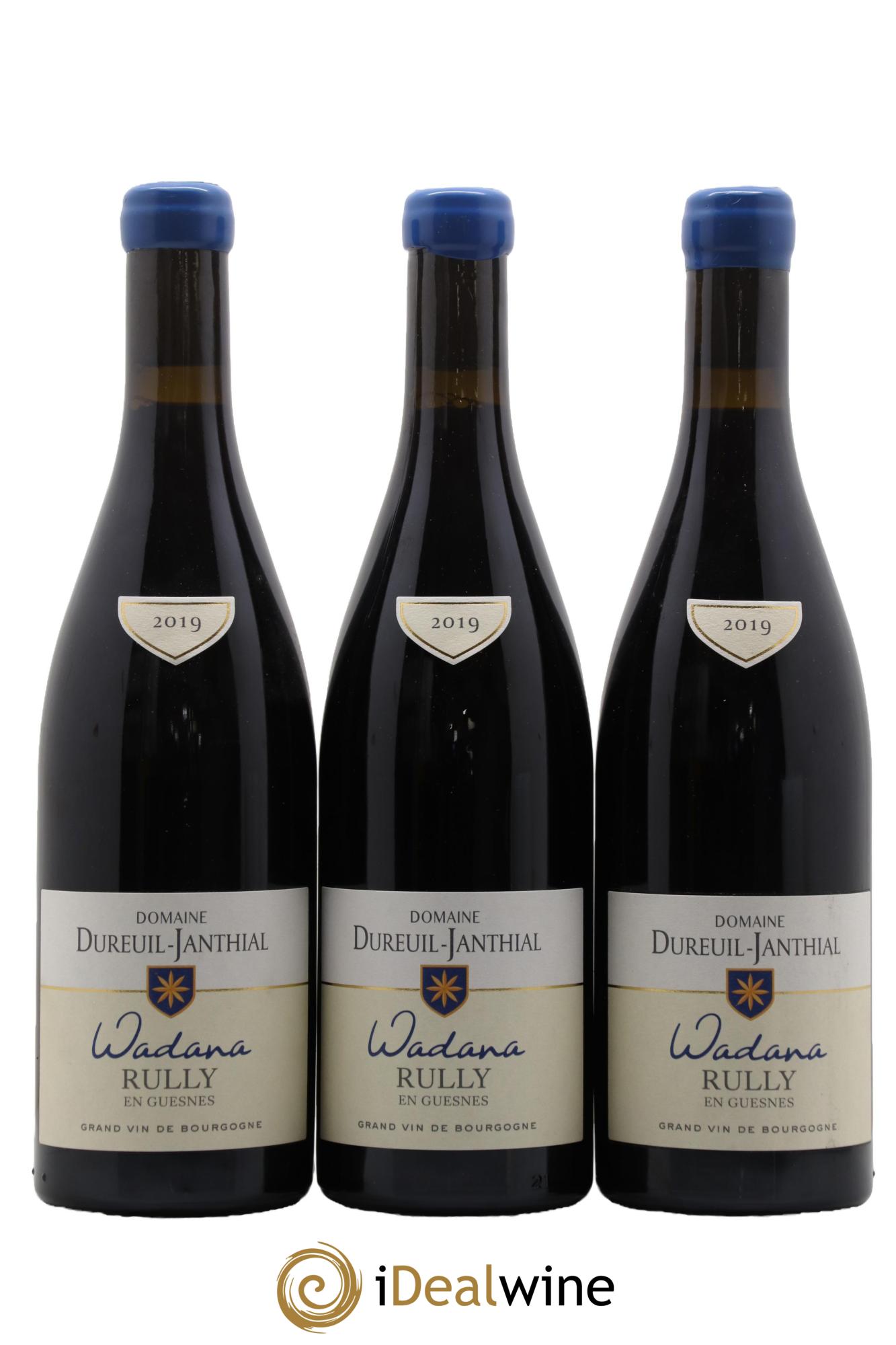 Rully En Guesnes Wadana Vincent Dureuil-Janthial 2019 - Lot of 3 bottles - 0