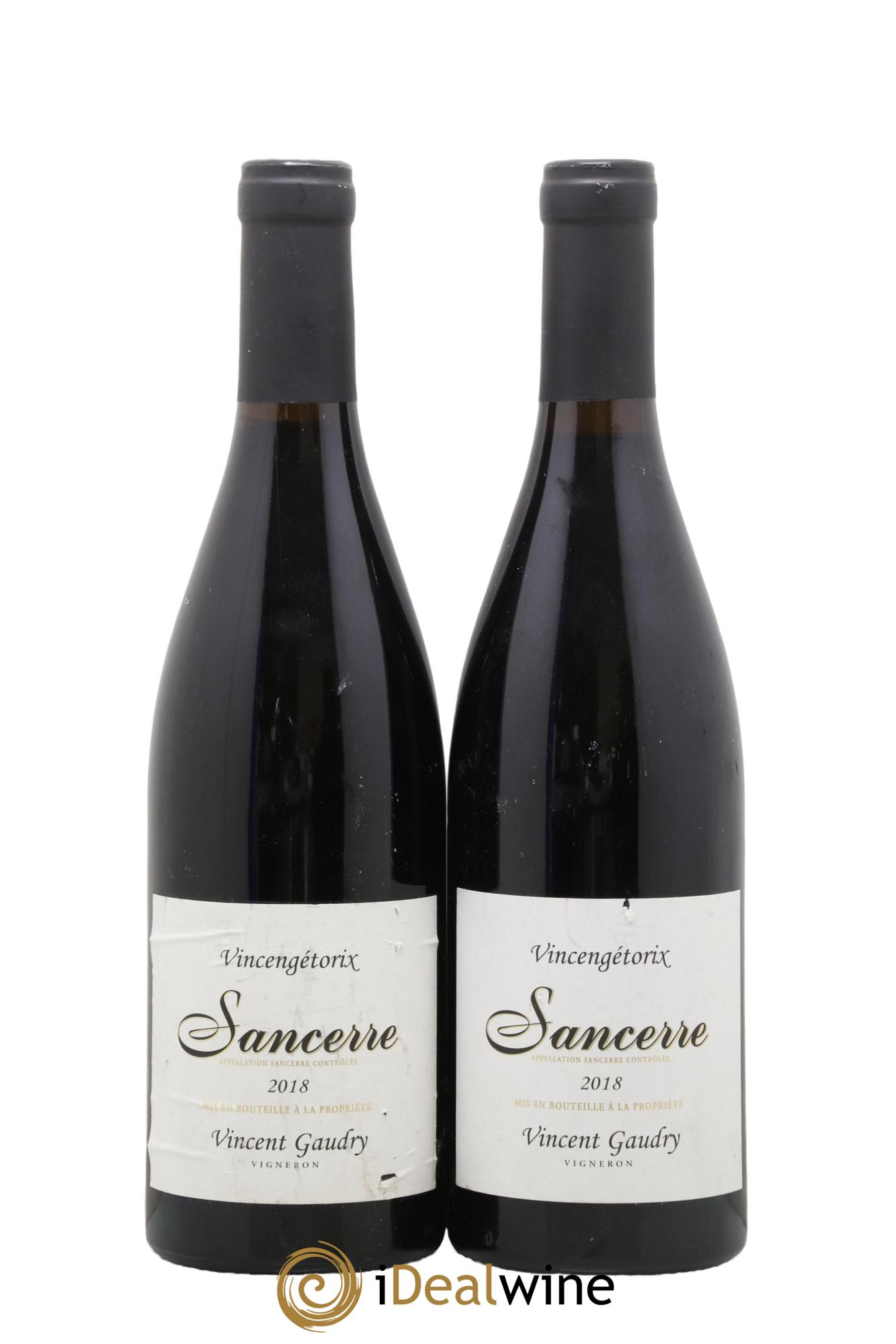 Sancerre Vincengetorix Vincent Gaudry 2018 - Posten von 2 Flaschen - 0