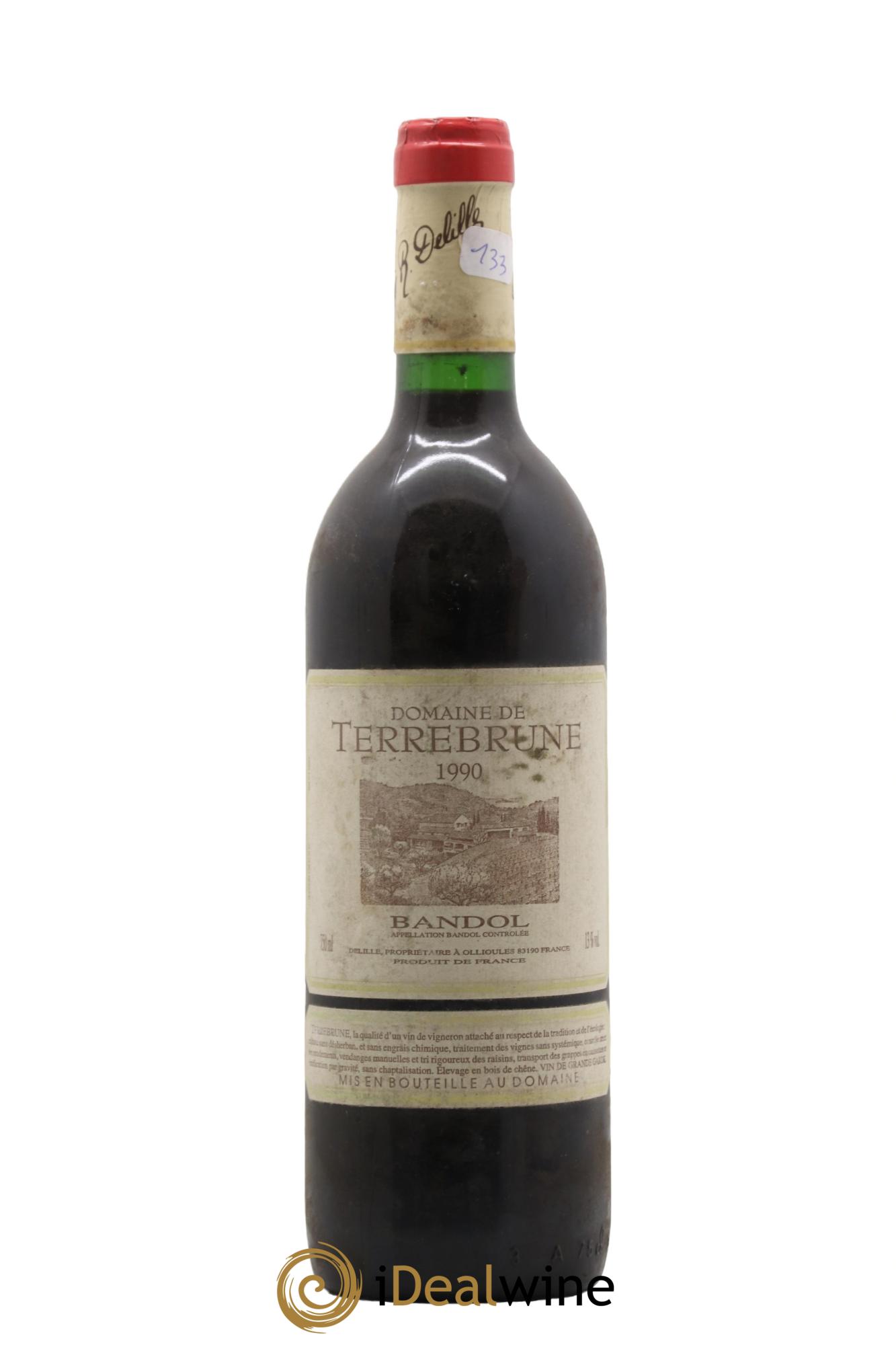 Bandol Terrebrune (Domaine de)  1990 - Lot of 1 bottle - 0