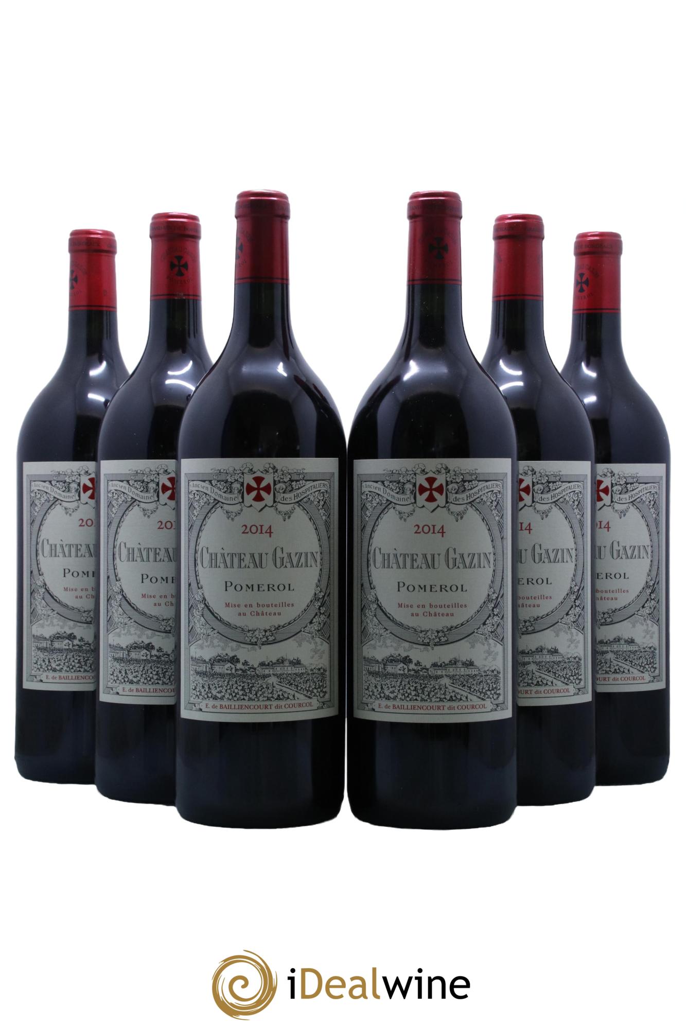 Château Gazin  2014 - Lot of 6 magnums - 0